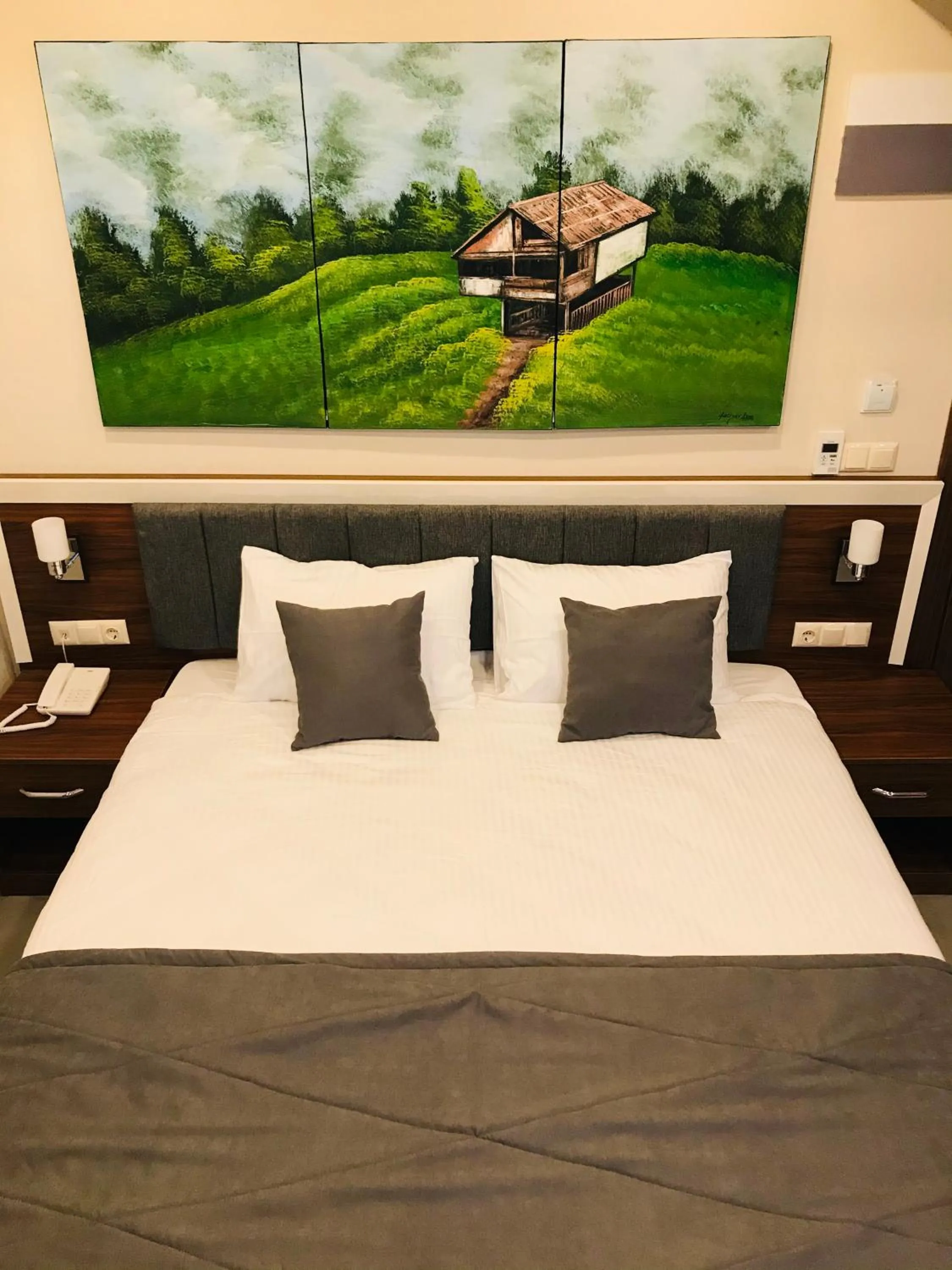 Bed in Deryaman Hotel Trabzon