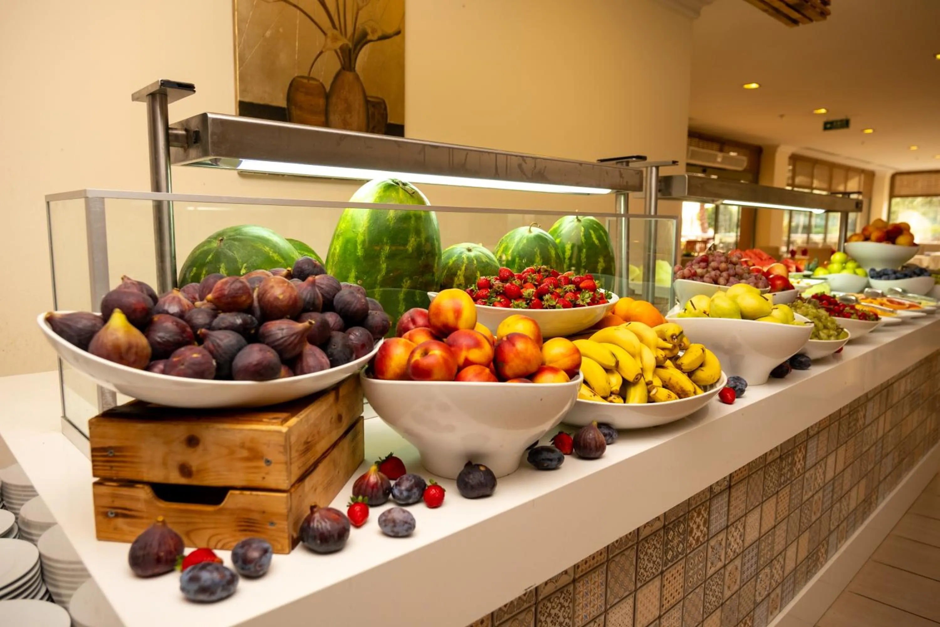 Buffet breakfast in AQI Pegasos Royal