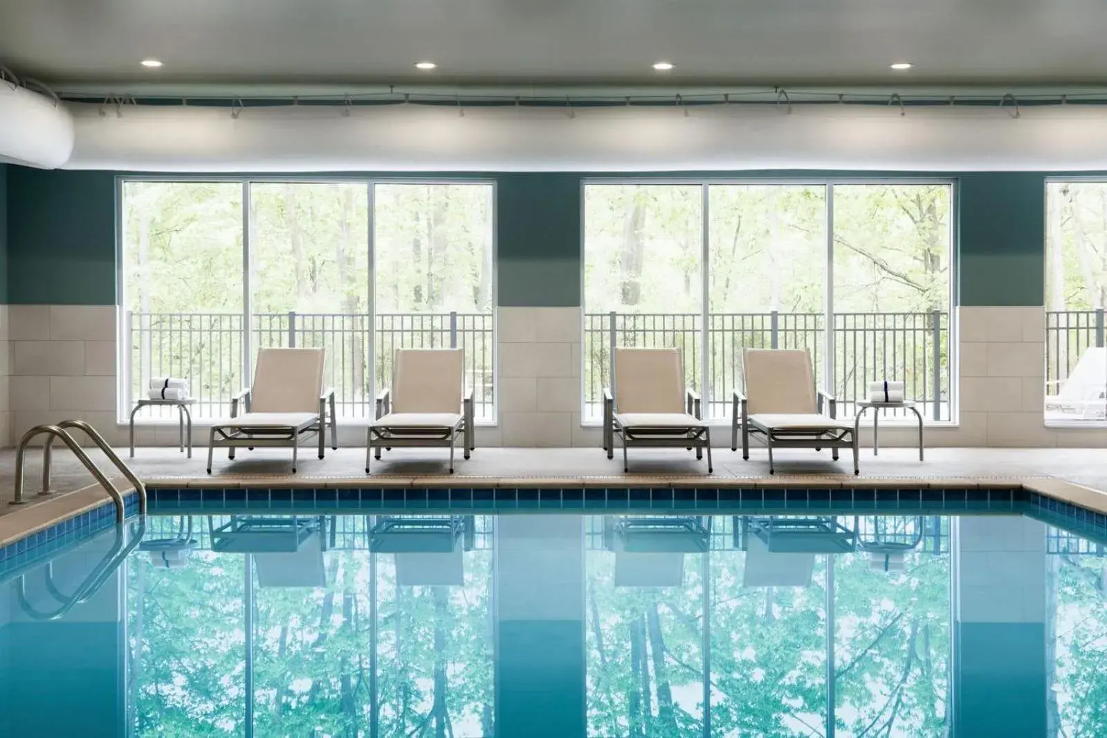 Swimming pool in Holiday Inn Express Durango Downtown- Animas River Swimming pool in Holiday Inn Express Durango Downtown- Animas River