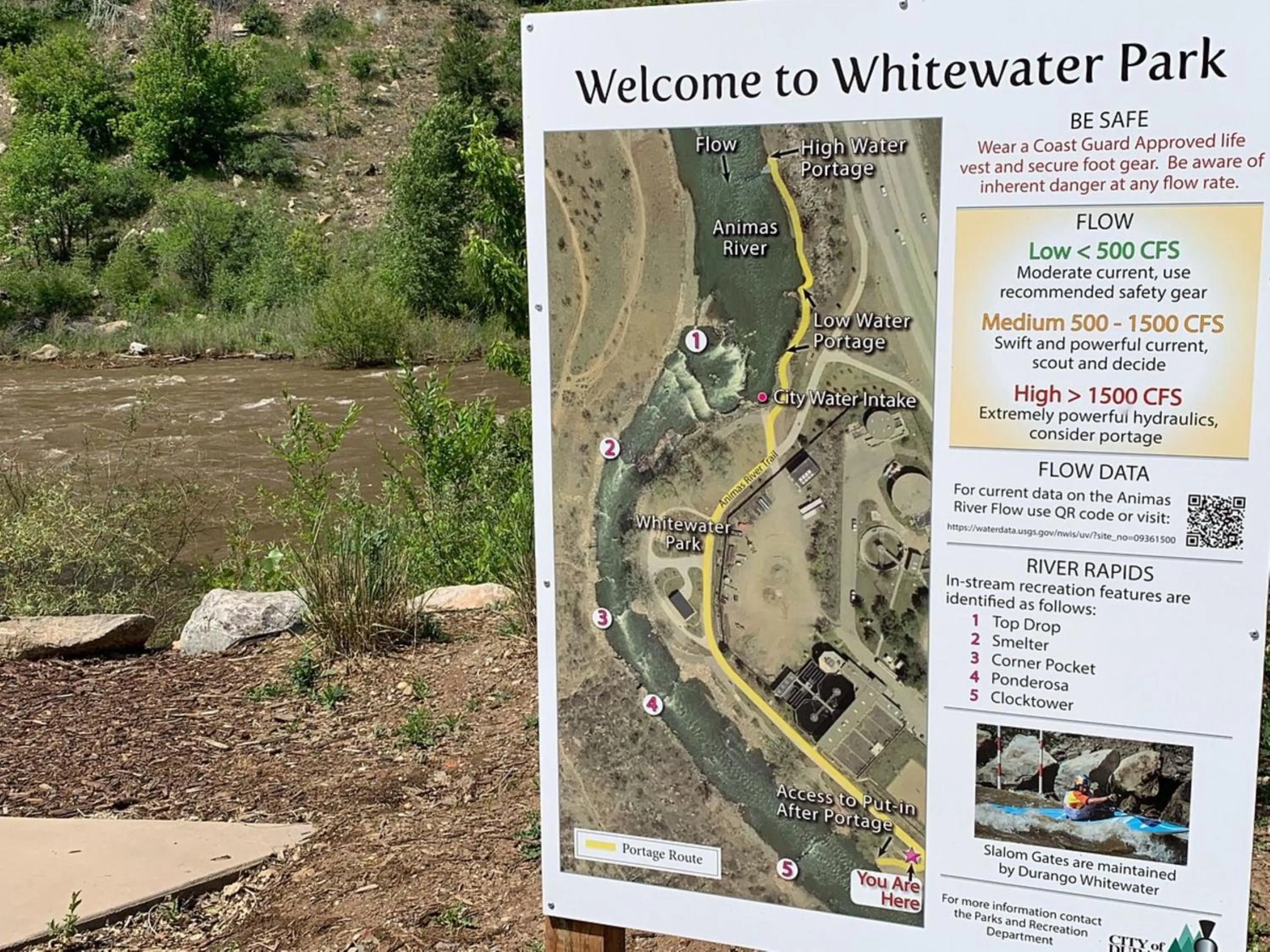 Nearby landmark in Holiday Inn Express Durango Downtown- Animas River