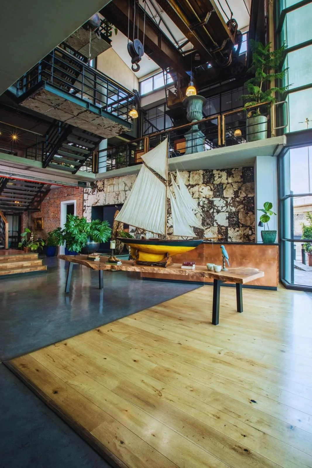 Property building in Old Foundry Hotel by Ideas Cartel