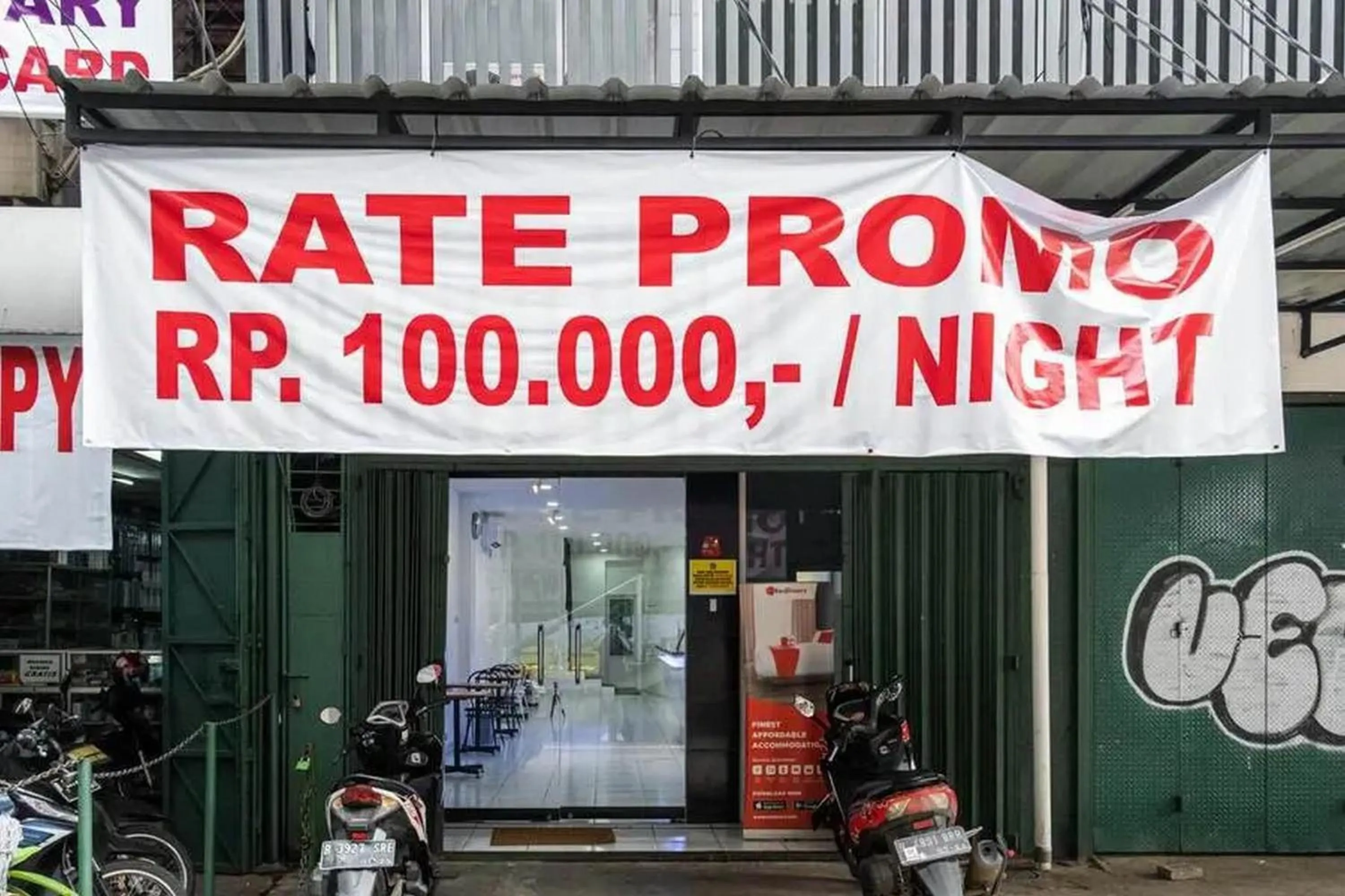 Property building in RedDoorz Hostel near Taman Puring