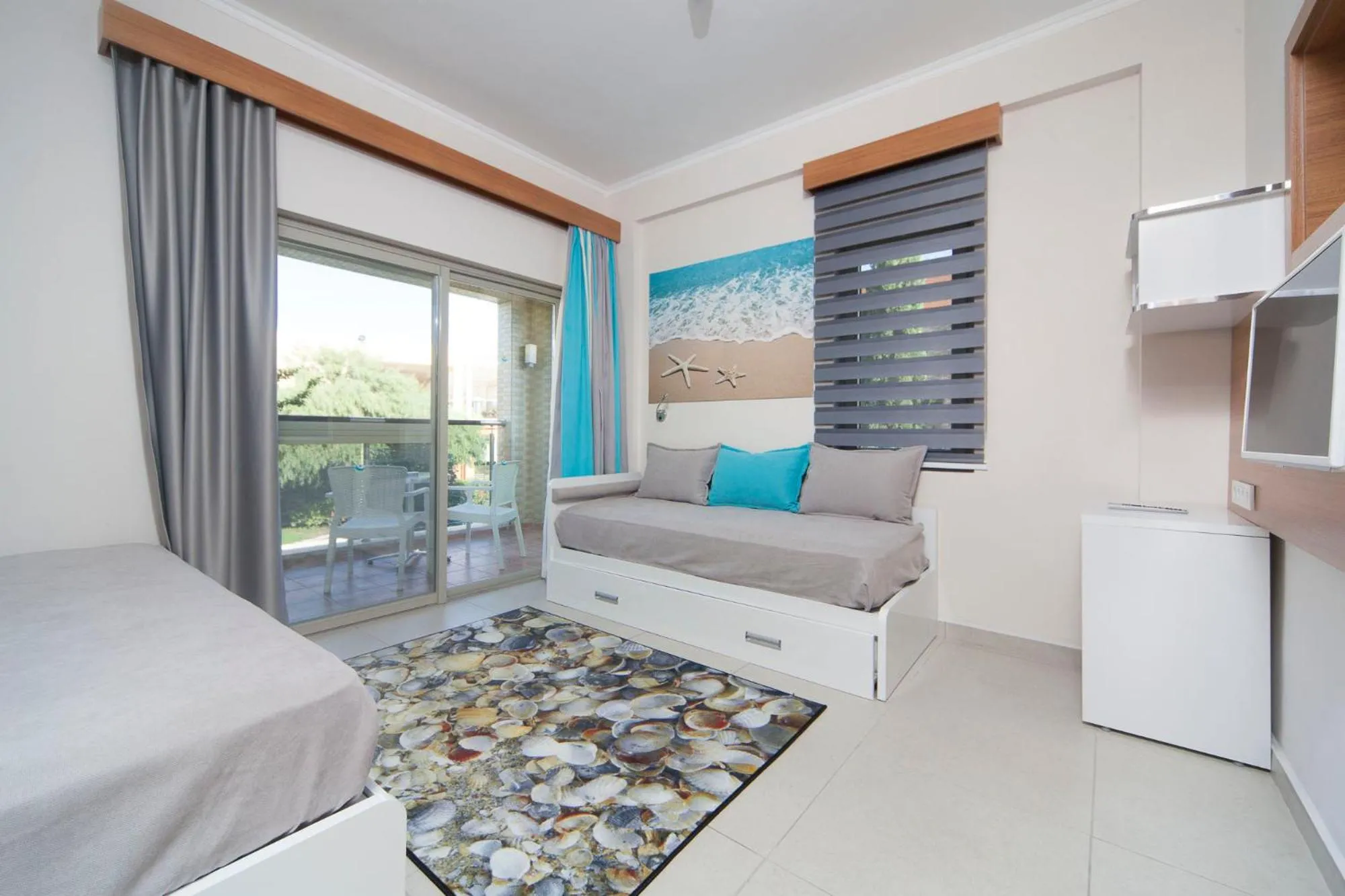 Living room, Bed in Holiday Village Türkiye