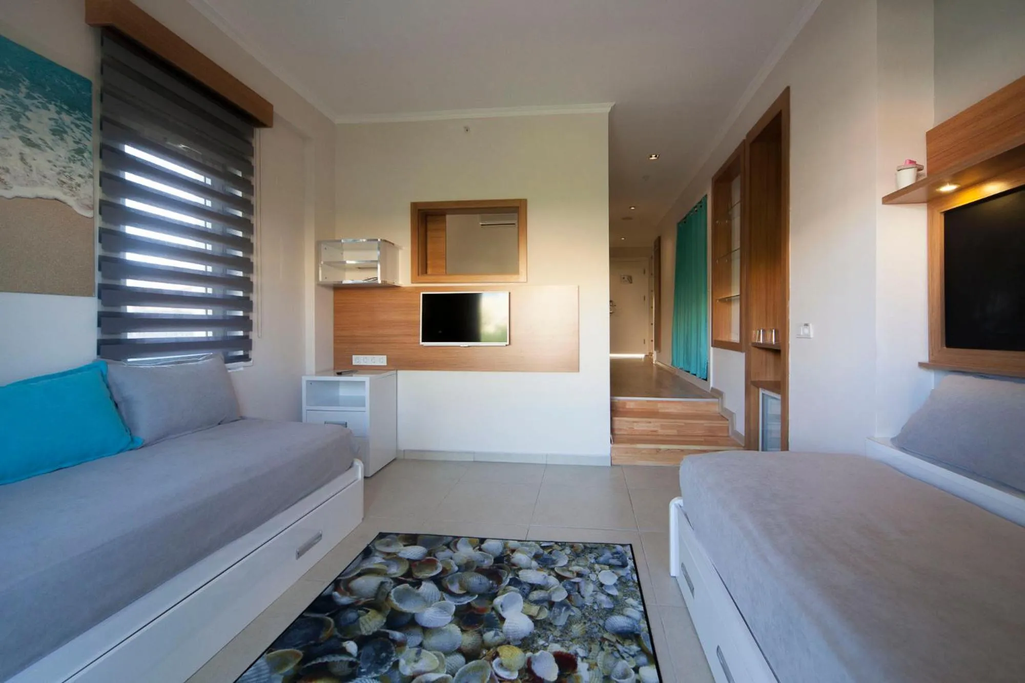 Living room, Bed in Holiday Village Türkiye