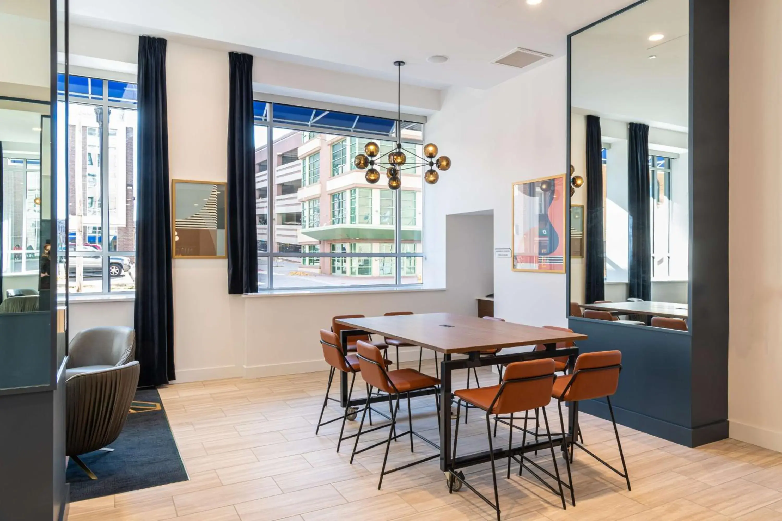 Lobby or reception in Hilton Garden Inn Flint Downtown Lobby or reception in Hilton Garden Inn Flint Downtown