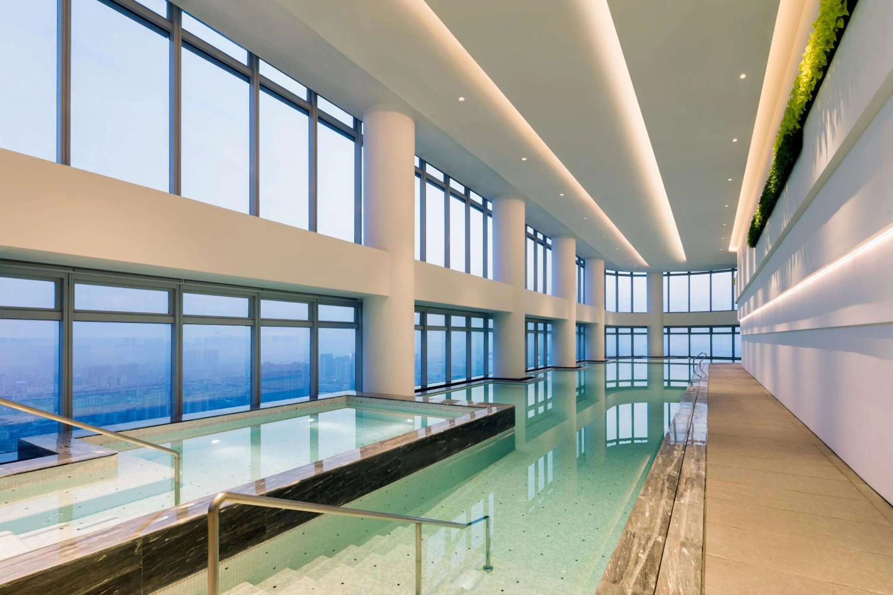 Pool view in Doubletree by Hilton Foshan Nanhai- Close to Guangzhou Jiaokou Metro