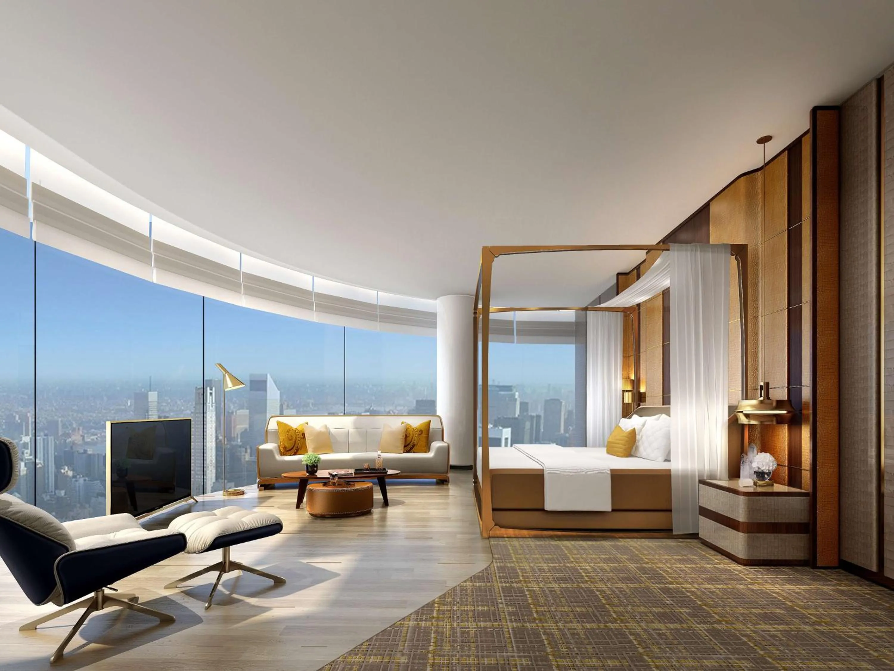 Living room in Doubletree by Hilton Foshan Nanhai- Close to Guangzhou Jiaokou Metro