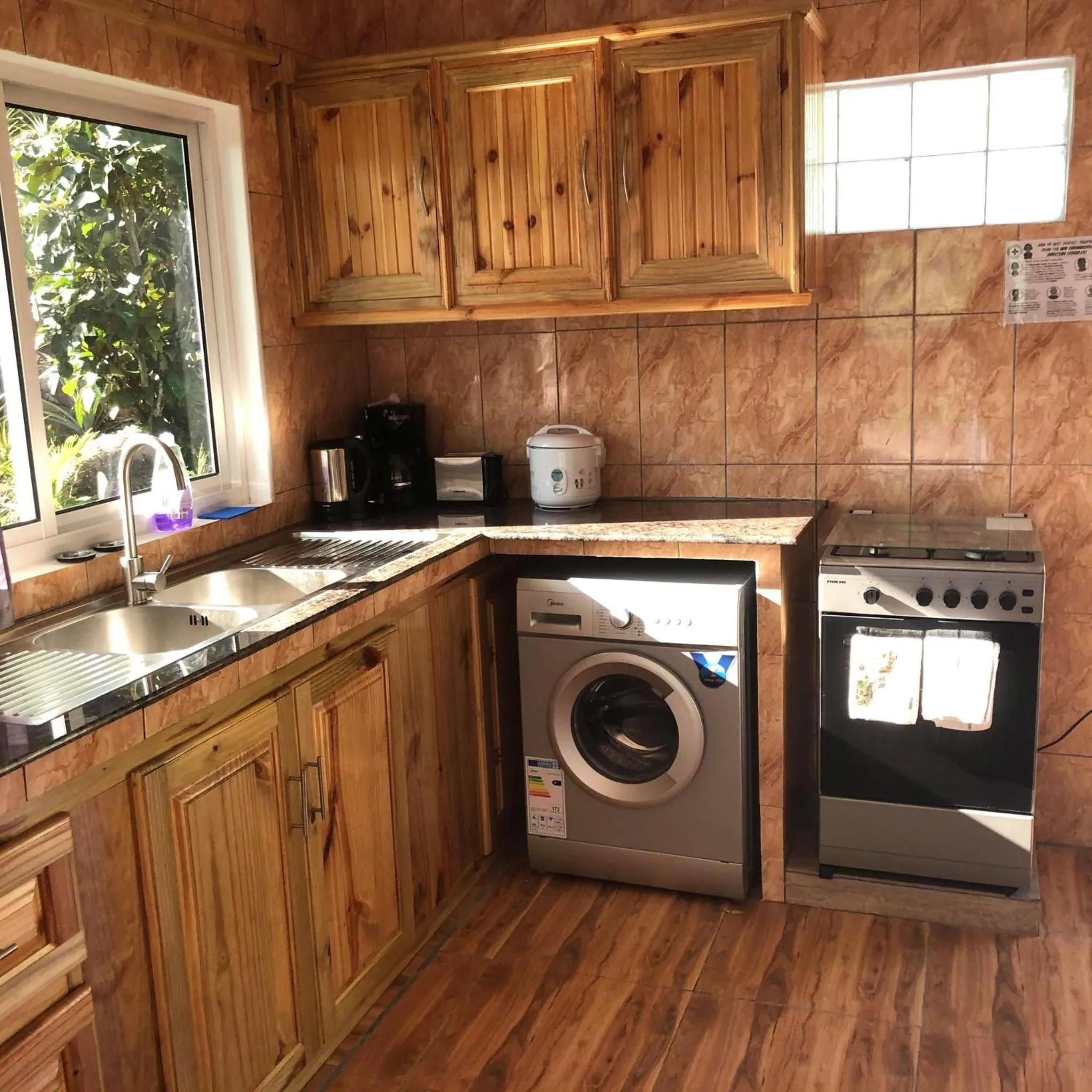 Kitchen or kitchenette in Mirella Villa Ocean View Villa