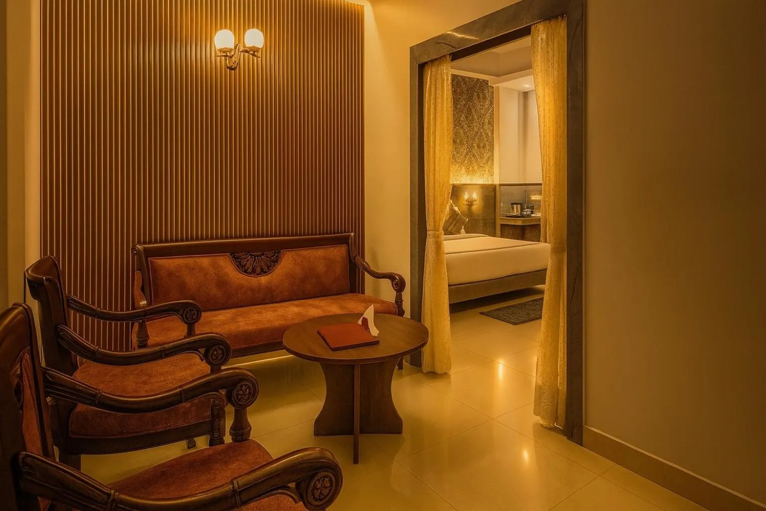 Bed in Hotel Zion Inn, Cantonment, Varanasi