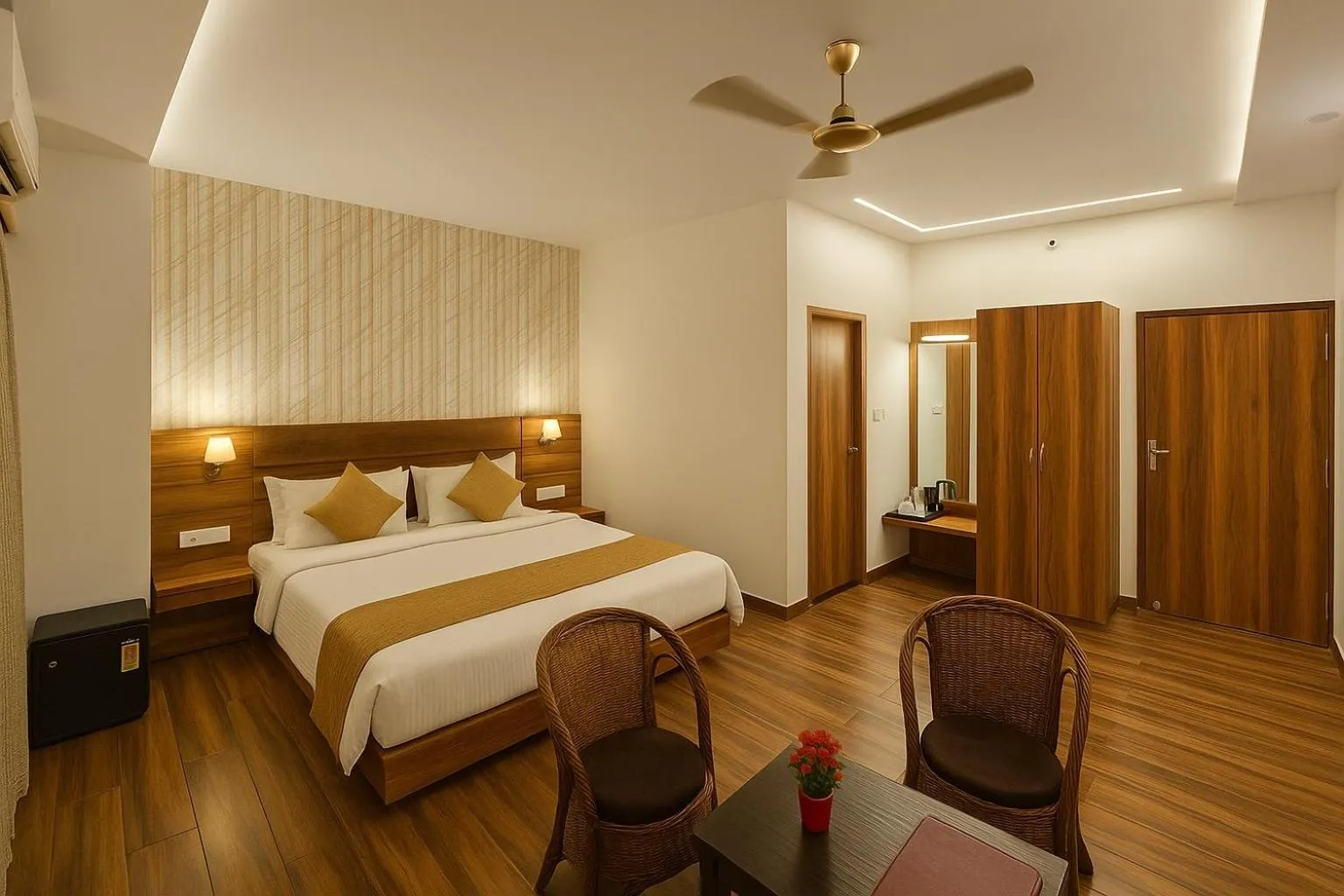Bed in Hotel Zion Inn, Cantonment, Varanasi