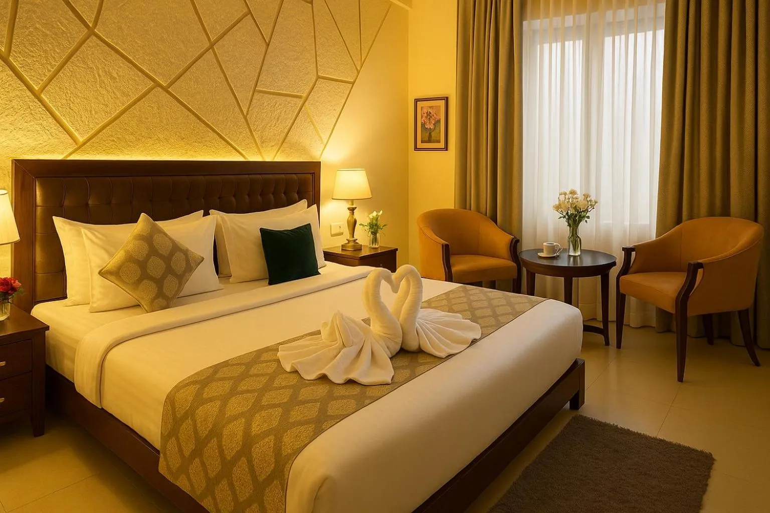 Bed in Hotel Zion Inn, Cantonment, Varanasi