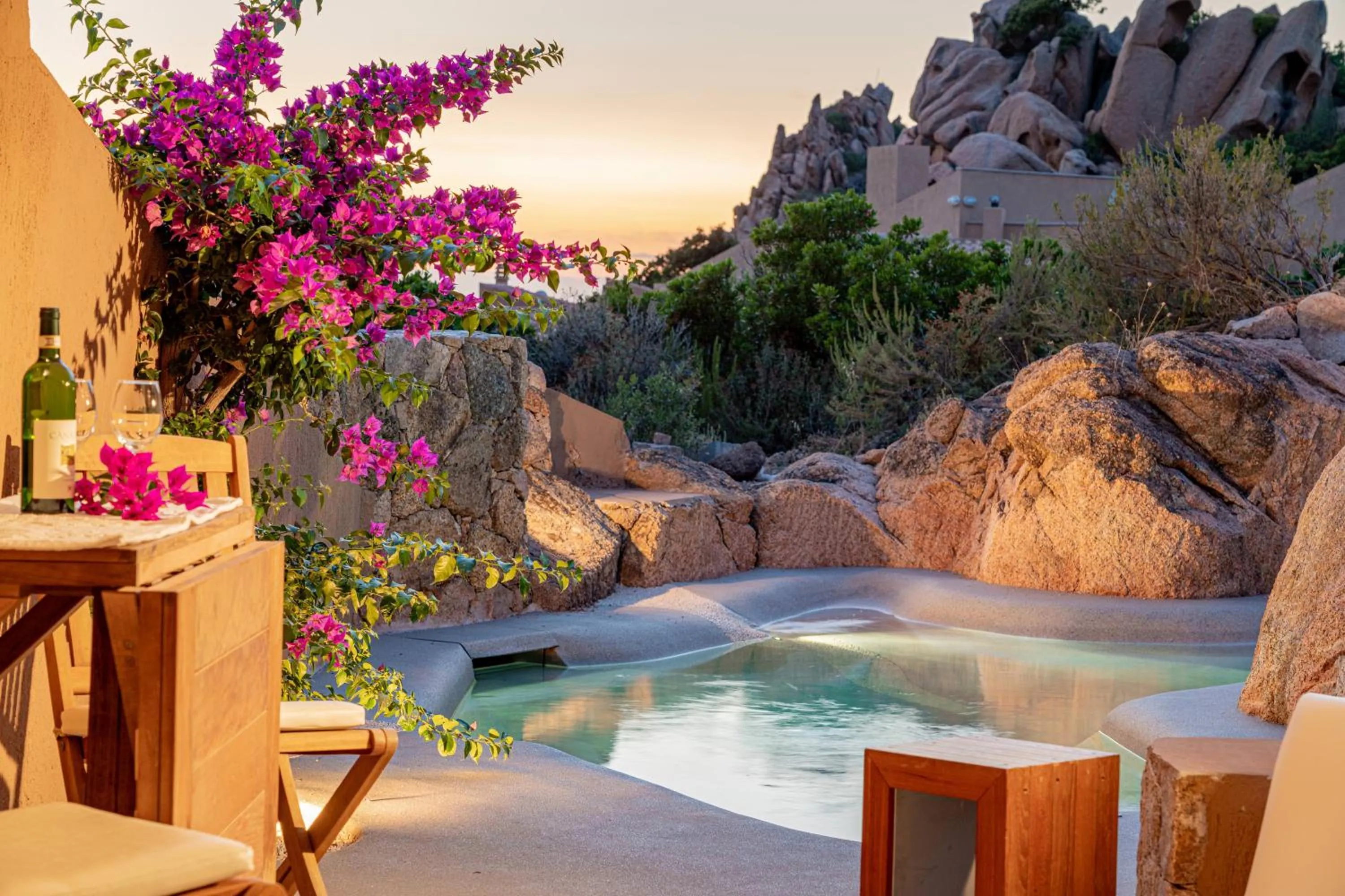 Suite with Private Pool in Costa Paradiso Resort