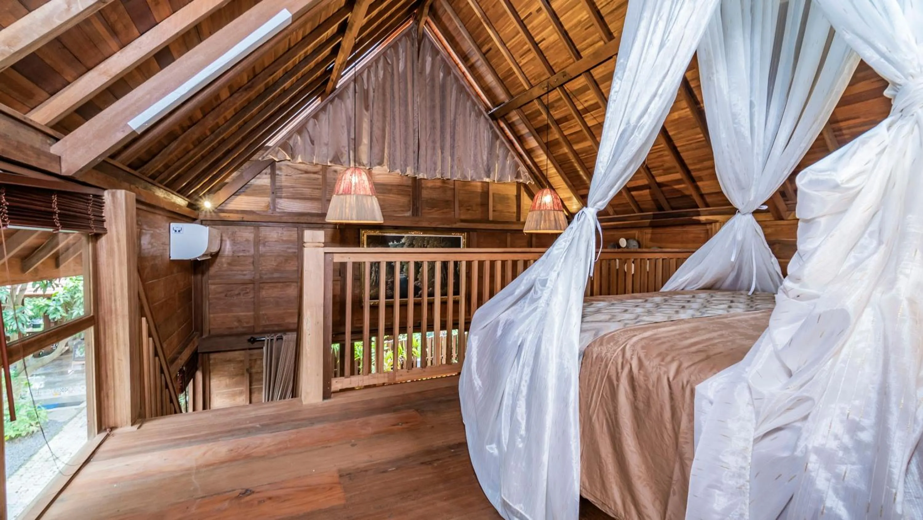 Bedroom, Bed in Kirani Joglo Villa Bali by Mahaputra