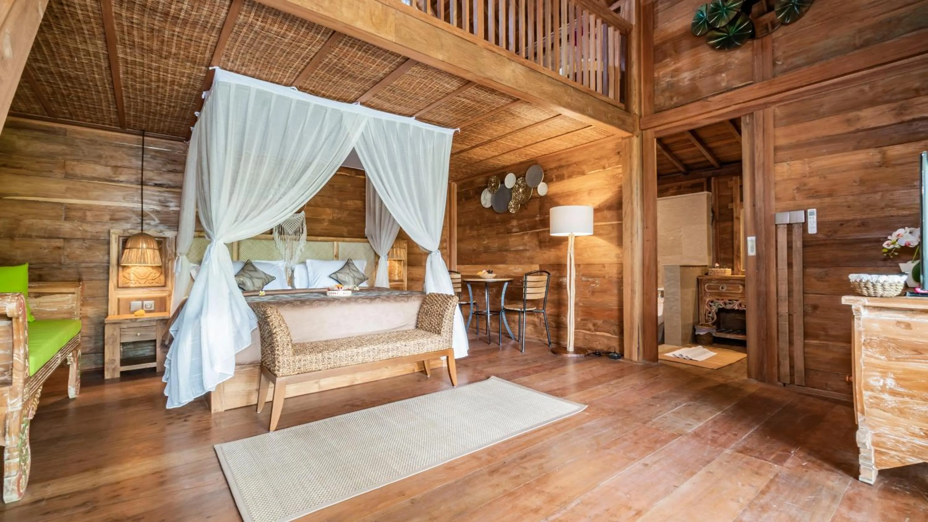 Bedroom, Bed in Kirani Joglo Villa Bali by Mahaputra