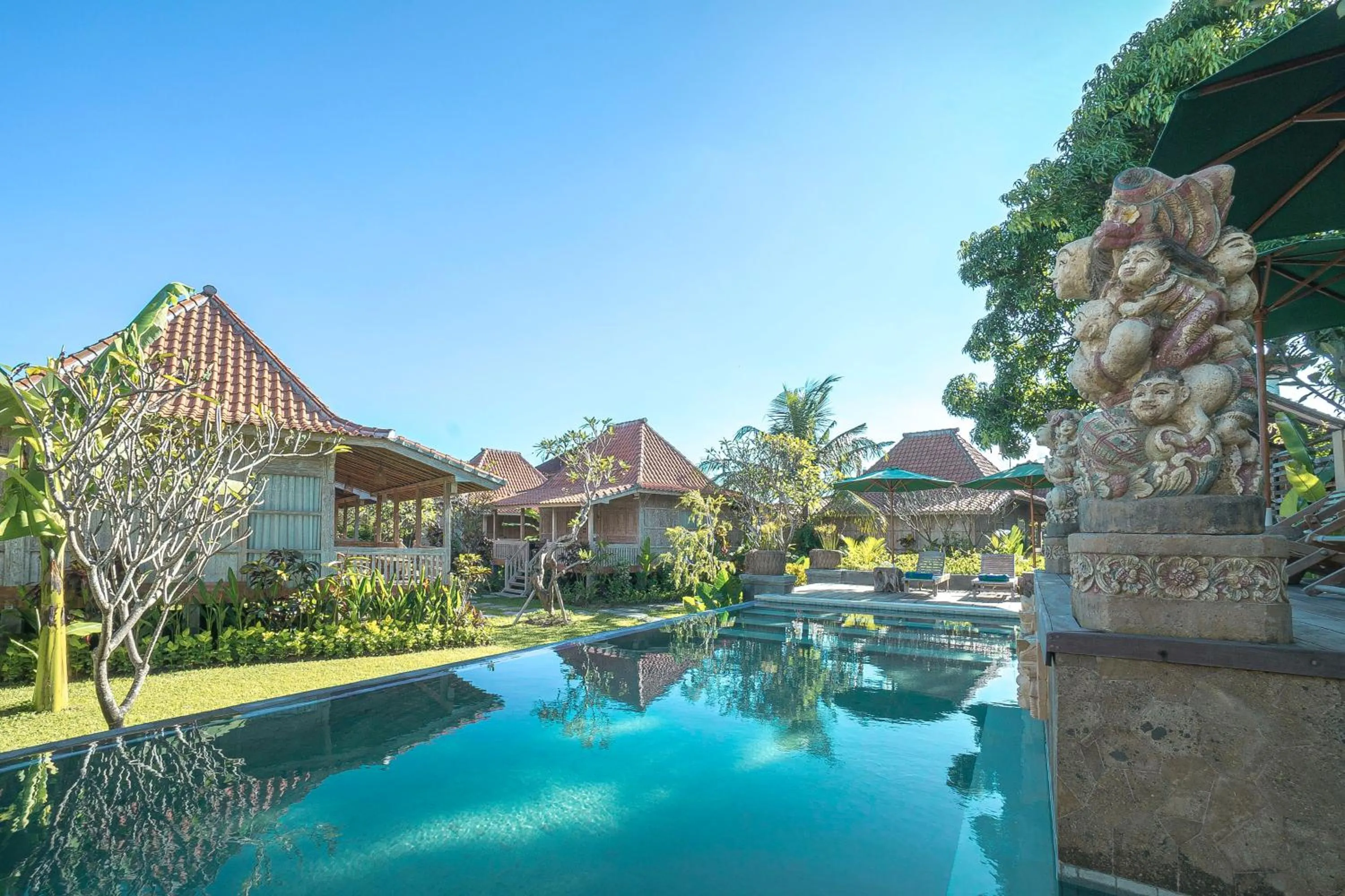 Swimming pool in Kirani Joglo Villa Bali by Mahaputra