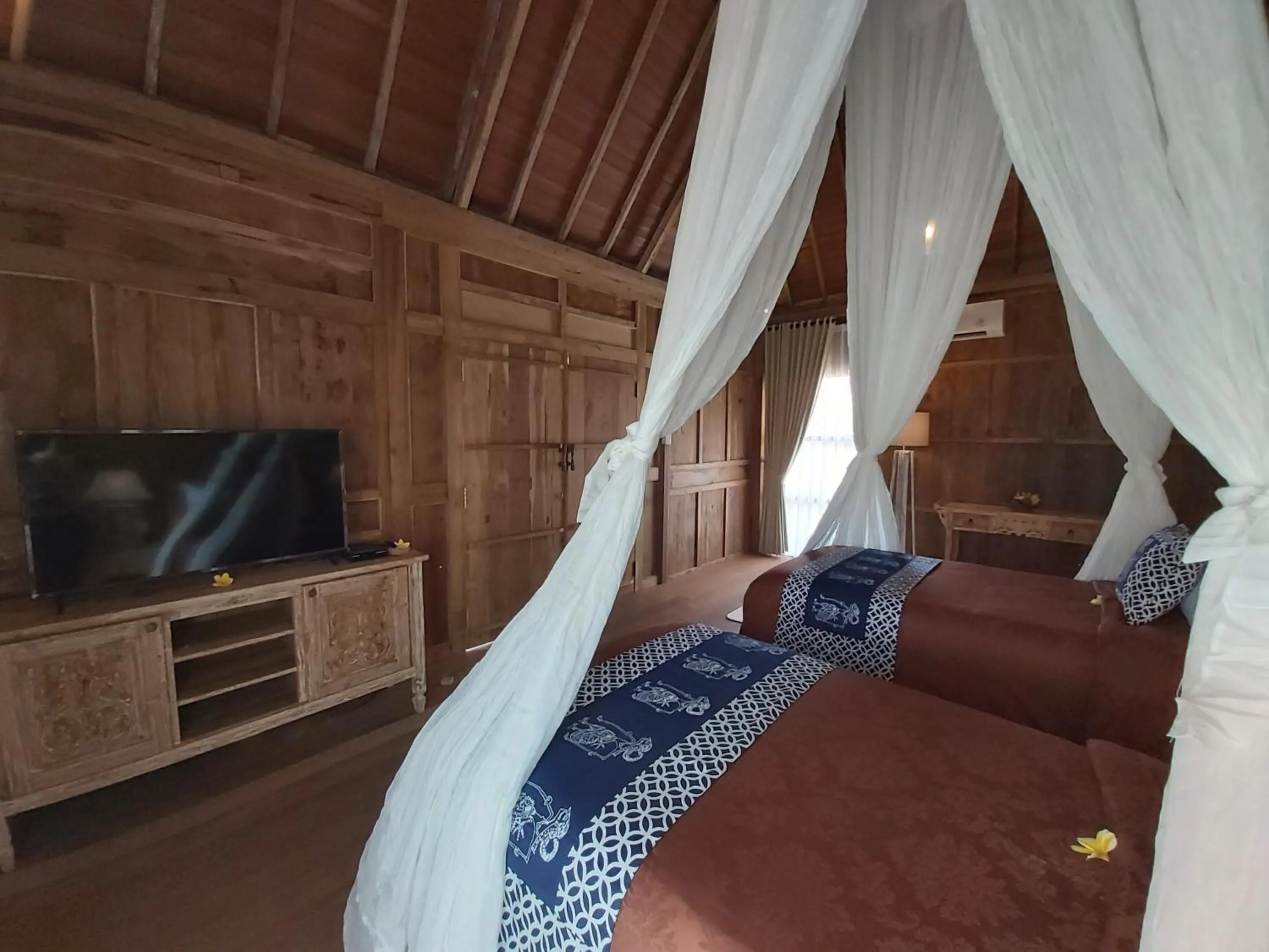 TV and multimedia, Bed in Kirani Joglo Villa Bali by Mahaputra