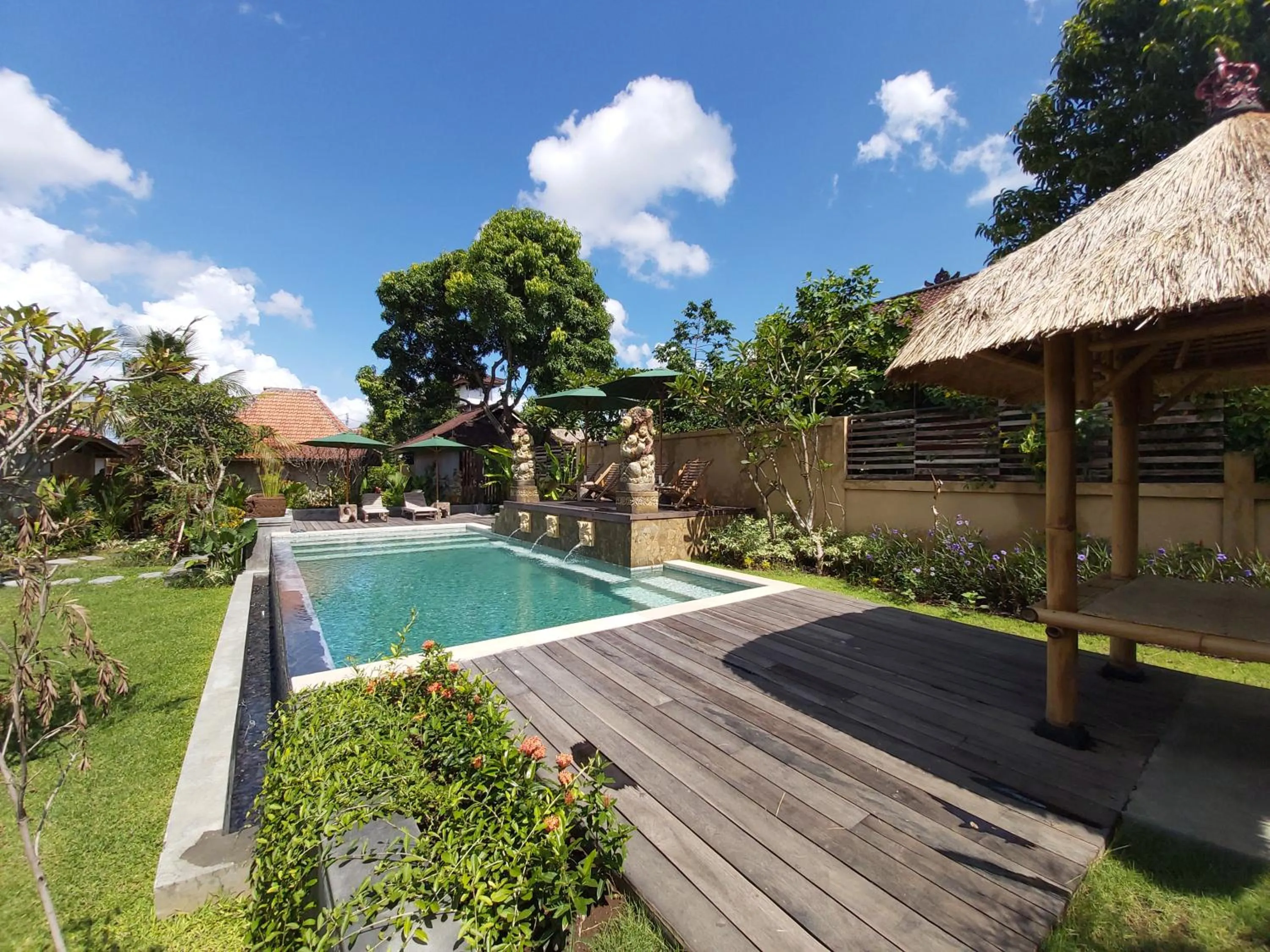 Swimming pool in Kirani Joglo Villa Bali by Mahaputra