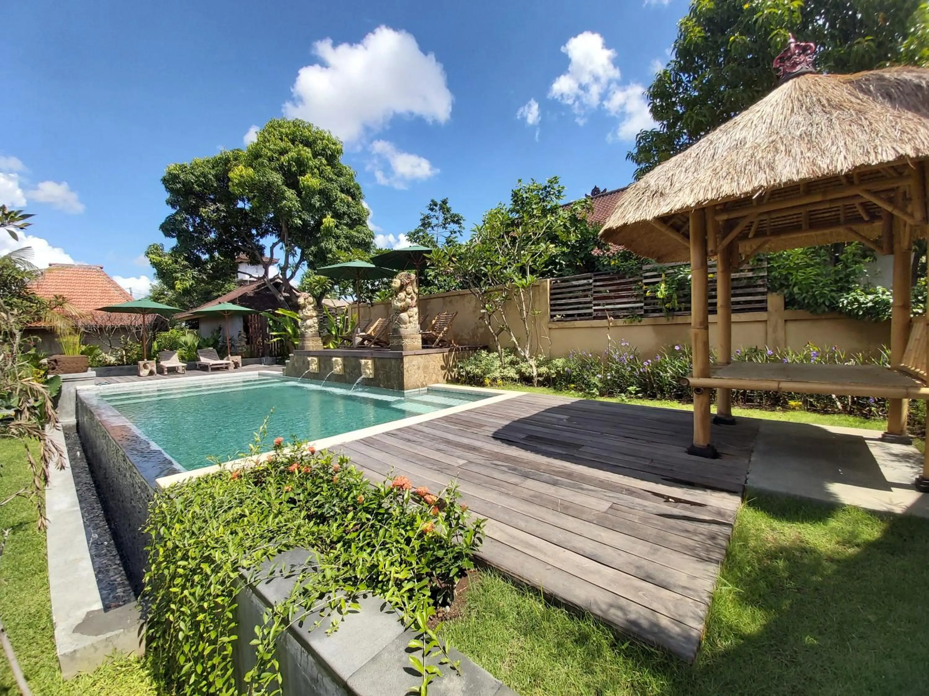 Swimming pool in Kirani Joglo Villa Bali by Mahaputra