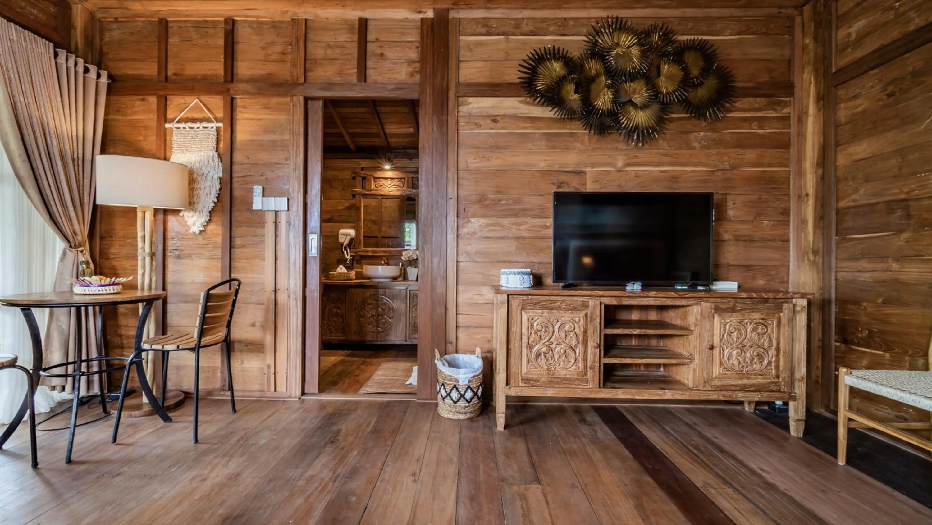 TV and multimedia in Kirani Joglo Villa Bali by Mahaputra