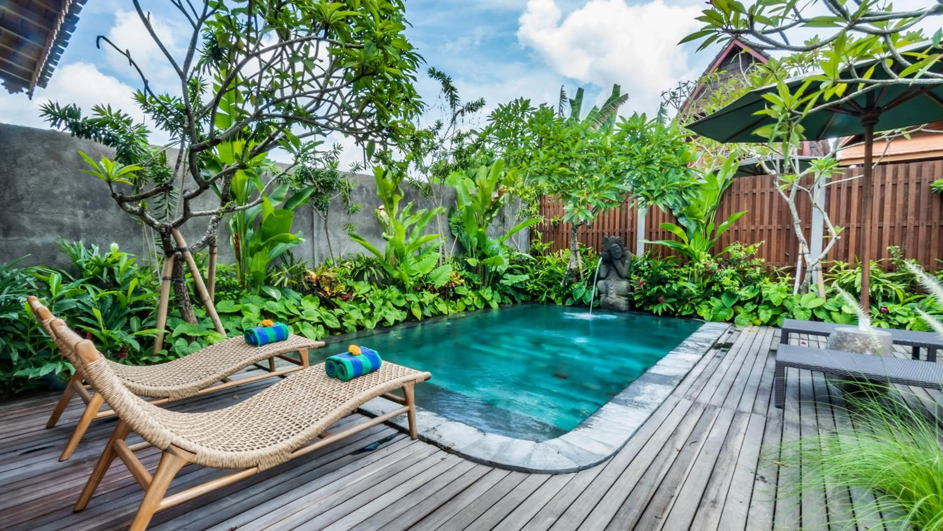 Swimming pool in Kirani Joglo Villa Bali by Mahaputra