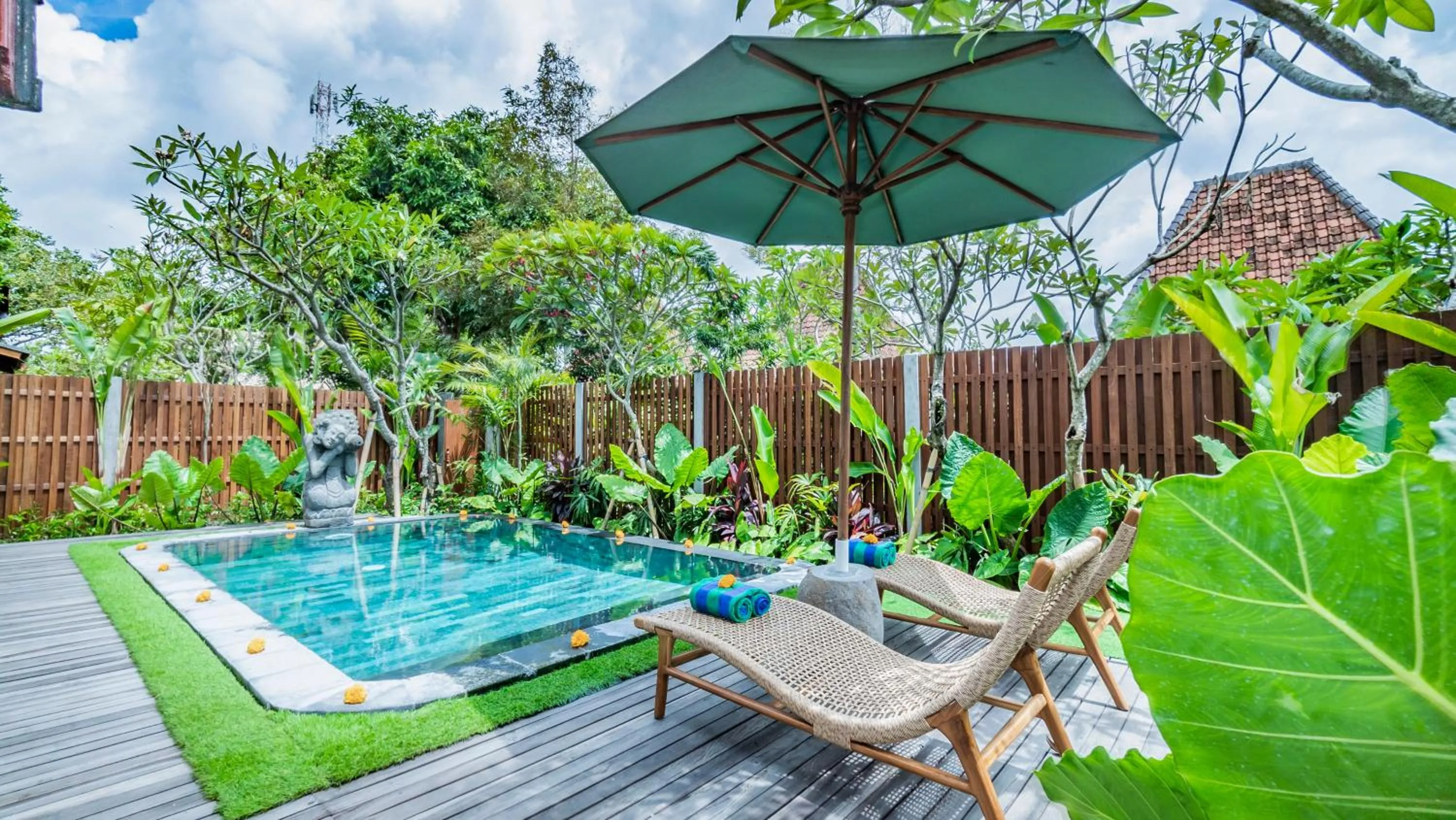 Swimming pool in Kirani Joglo Villa Bali by Mahaputra