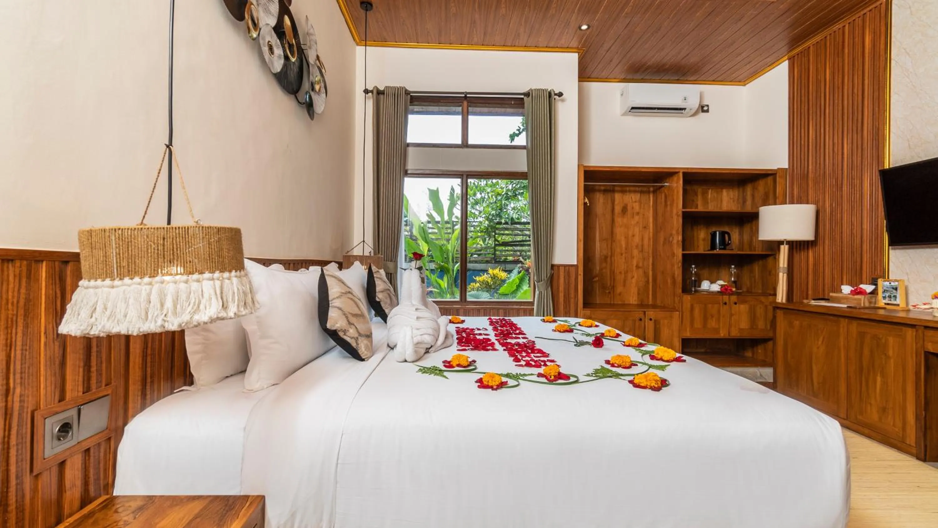 Bedroom, Bed in Kirani Joglo Villa Bali by Mahaputra