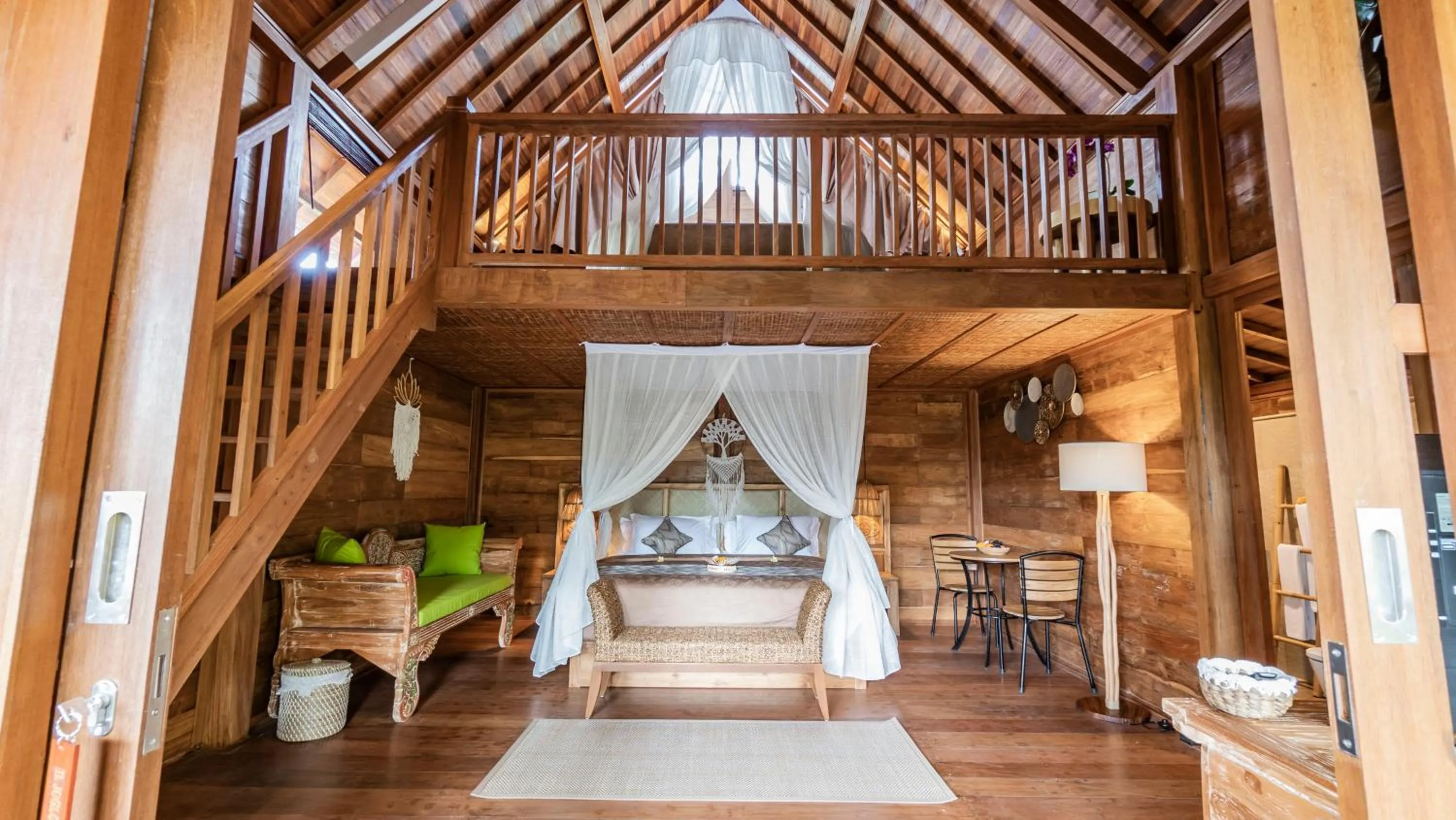 Bedroom in Kirani Joglo Villa Bali by Mahaputra