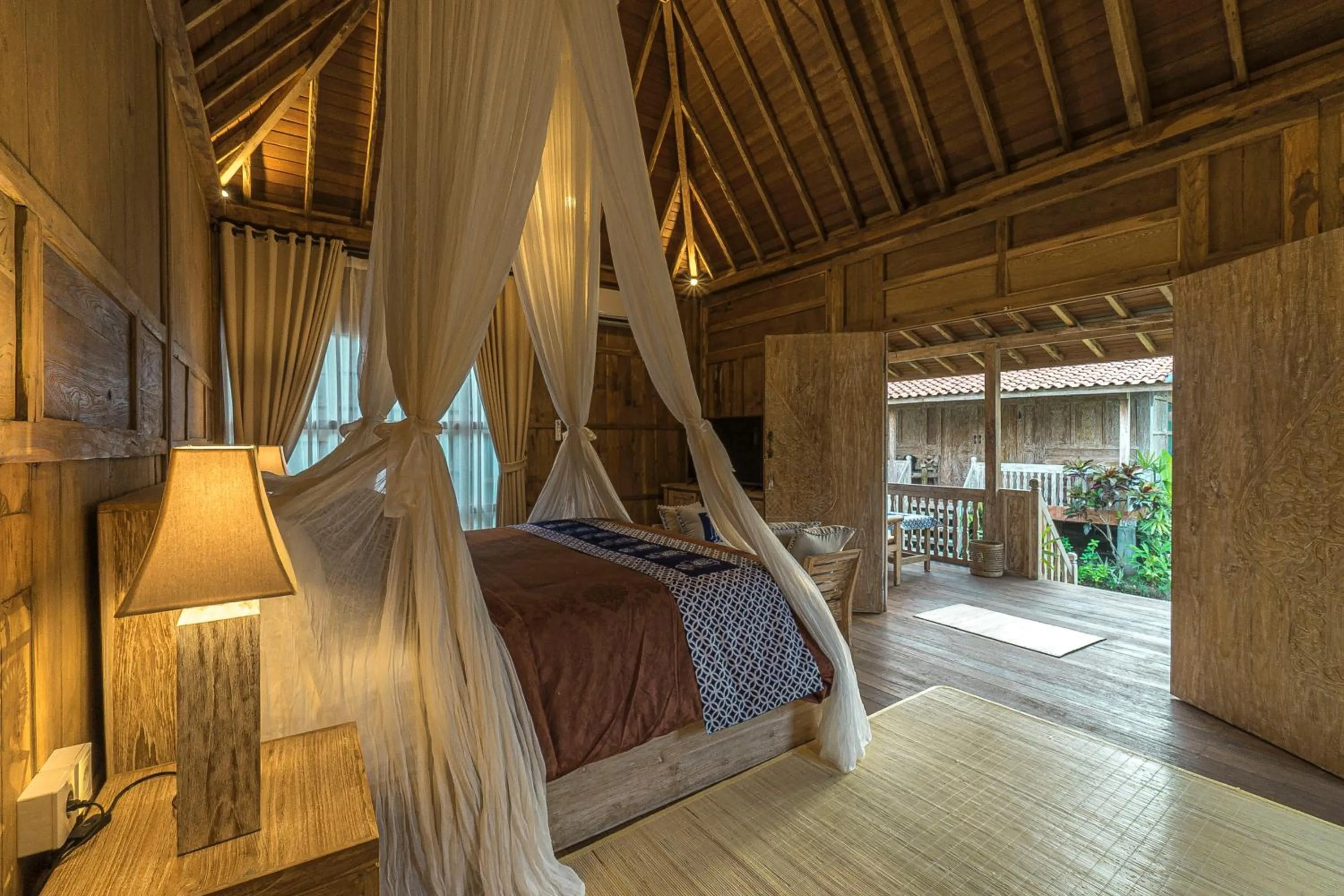 Bedroom, Bed in Kirani Joglo Villa Bali by Mahaputra