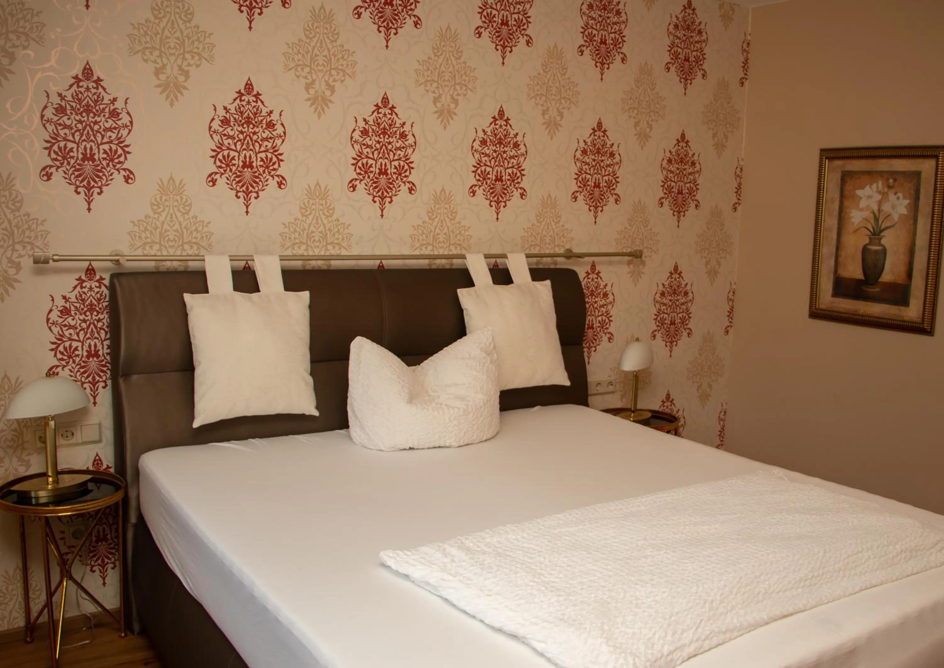 Bed in Hotel-Restaurant Laux