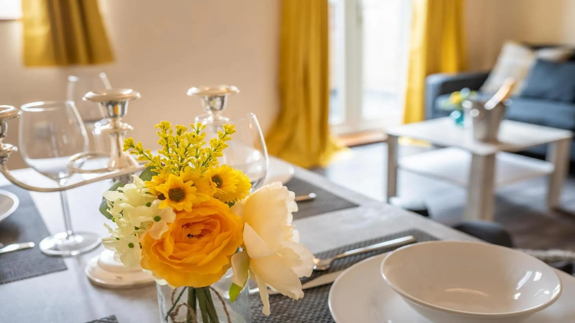 Dining area in Queen Anne's Home