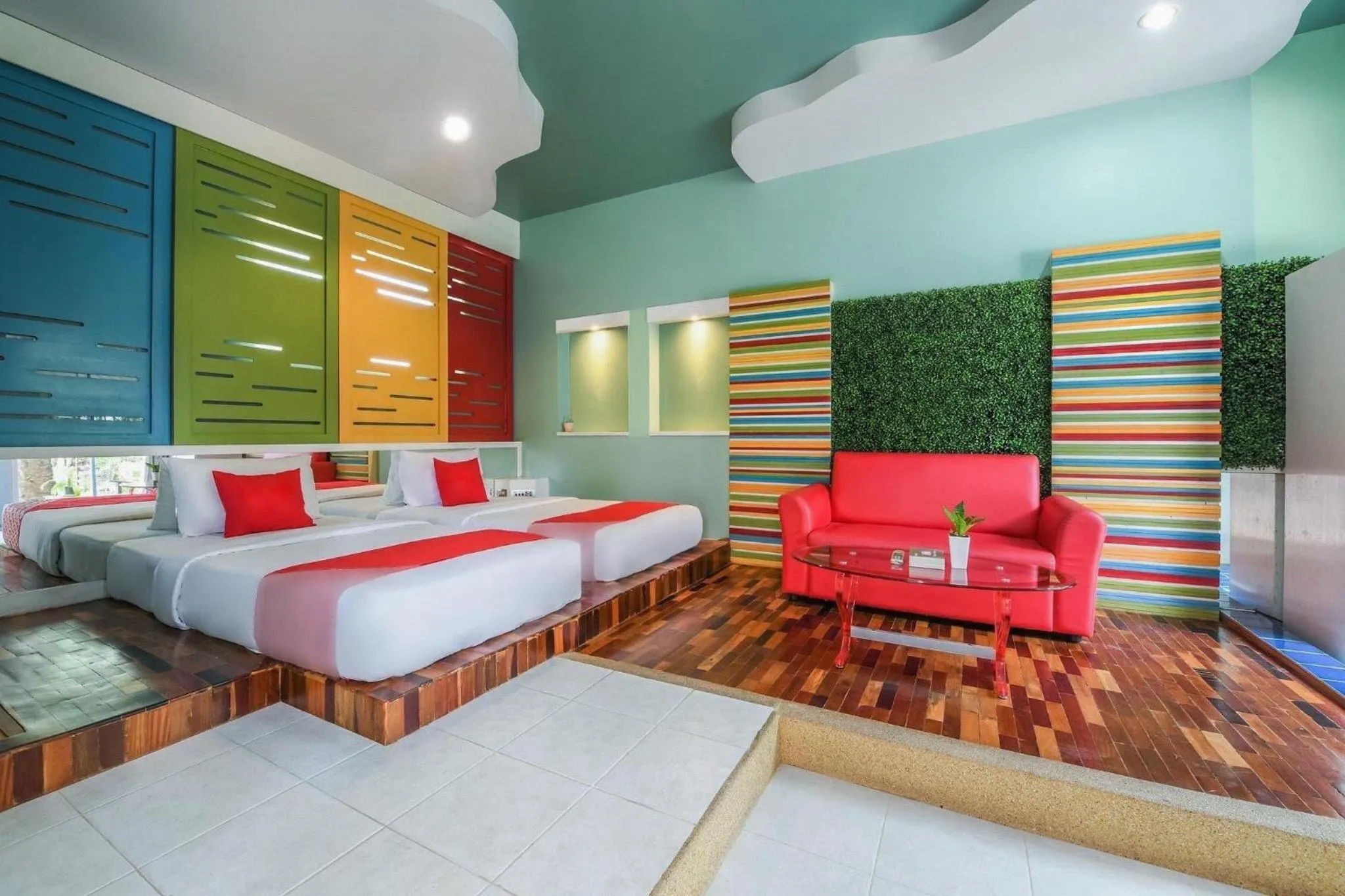 Bed in Suan Palm Garden View