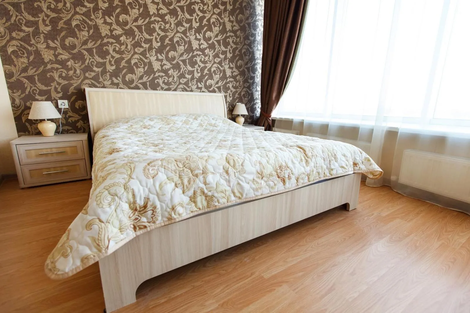 Bed in Sun City Apart Hotel