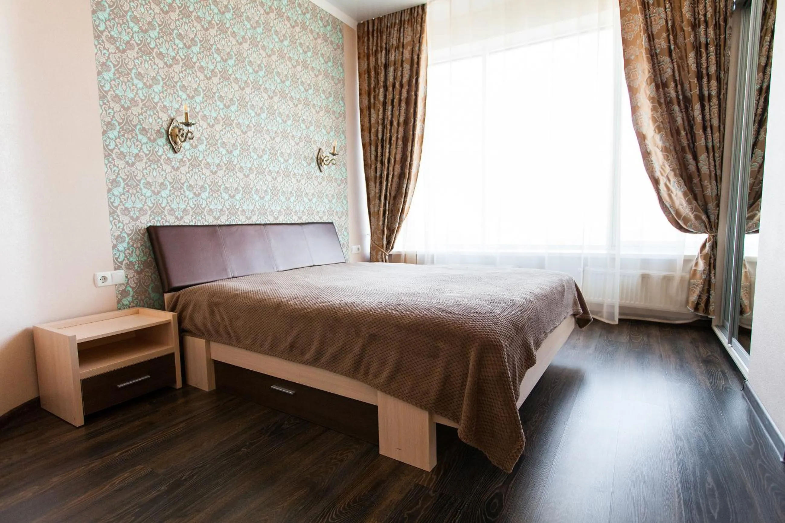 Bed in Sun City Apart Hotel