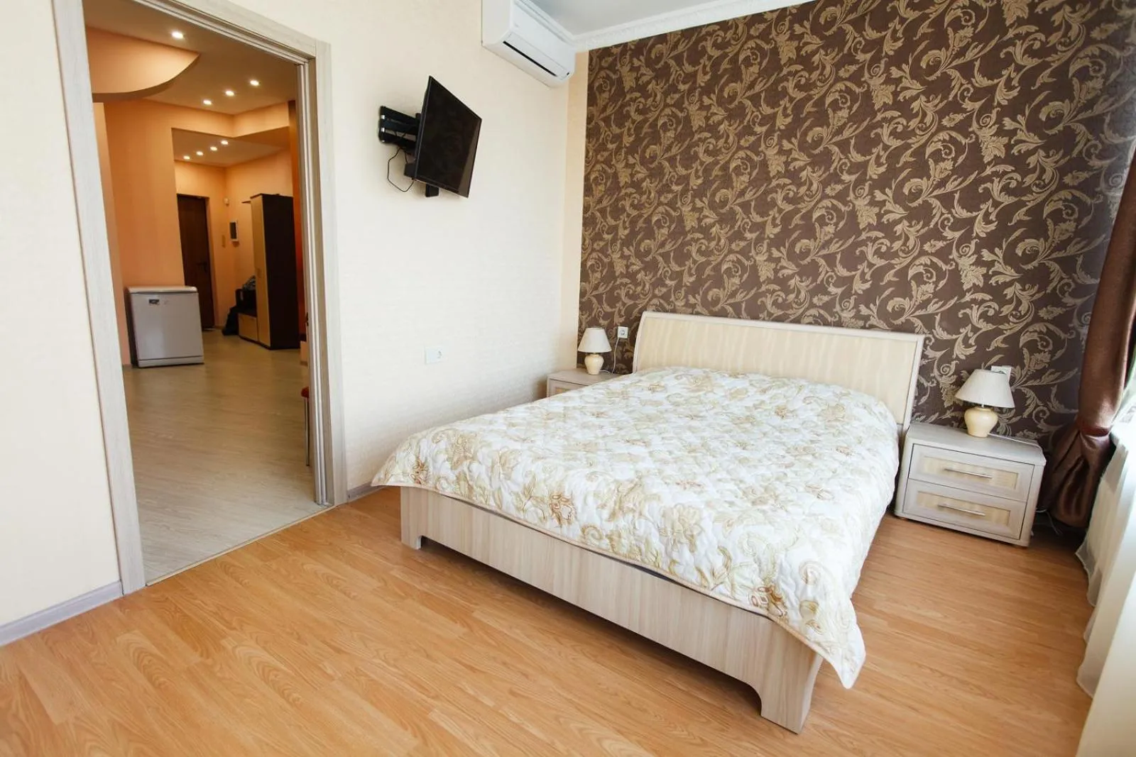 Bed in Sun City Apart Hotel