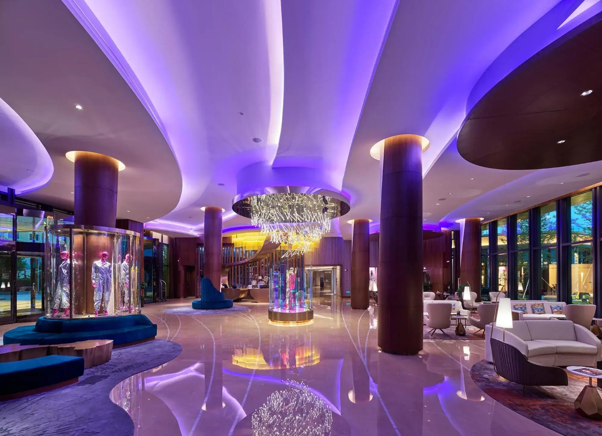 Lobby or reception in Hard Rock Hotel Dalian Lobby or reception in Hard Rock Hotel Dalian