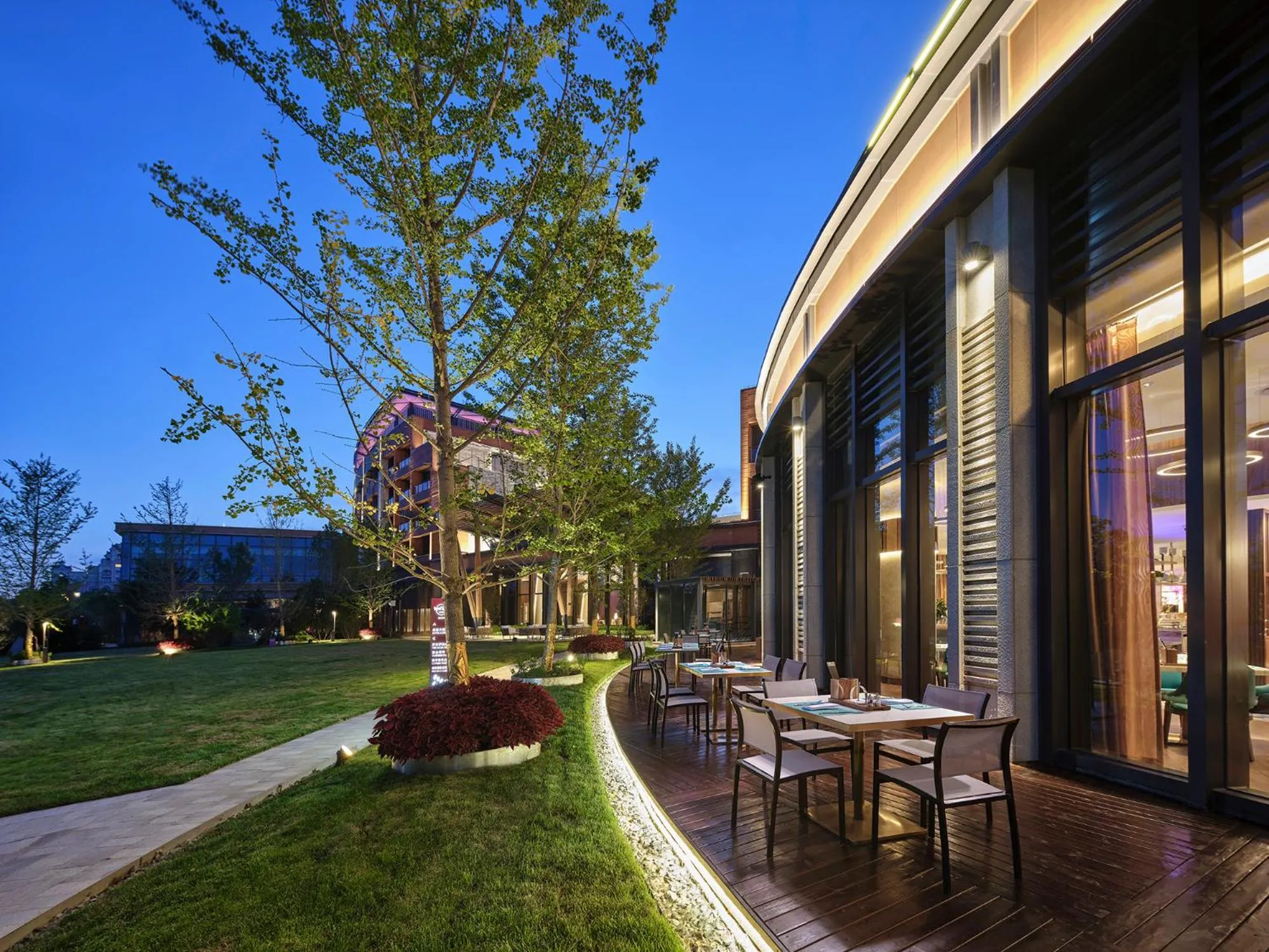 Garden in Hard Rock Hotel Dalian