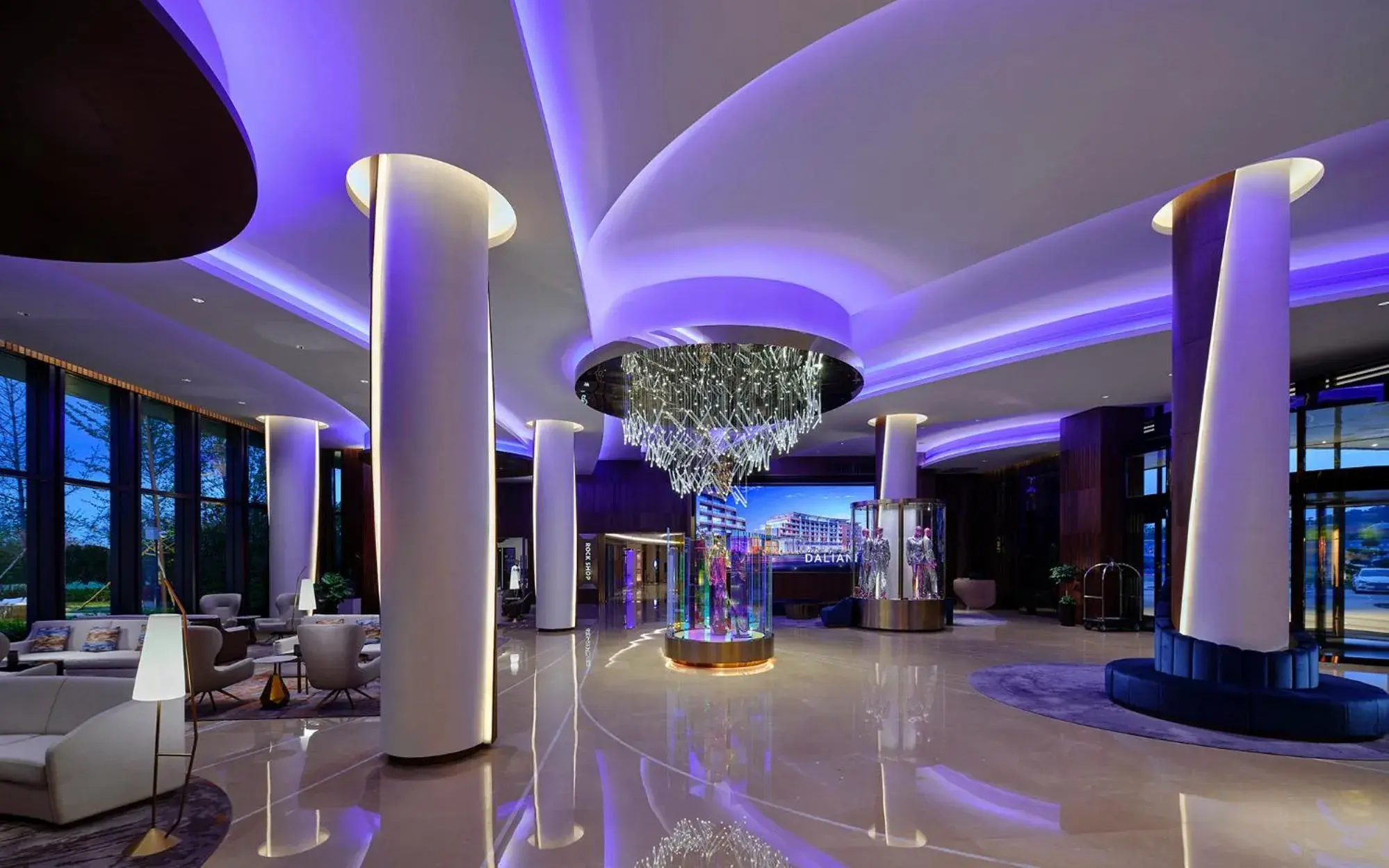 Lobby or reception in Hard Rock Hotel Dalian Lobby or reception in Hard Rock Hotel Dalian