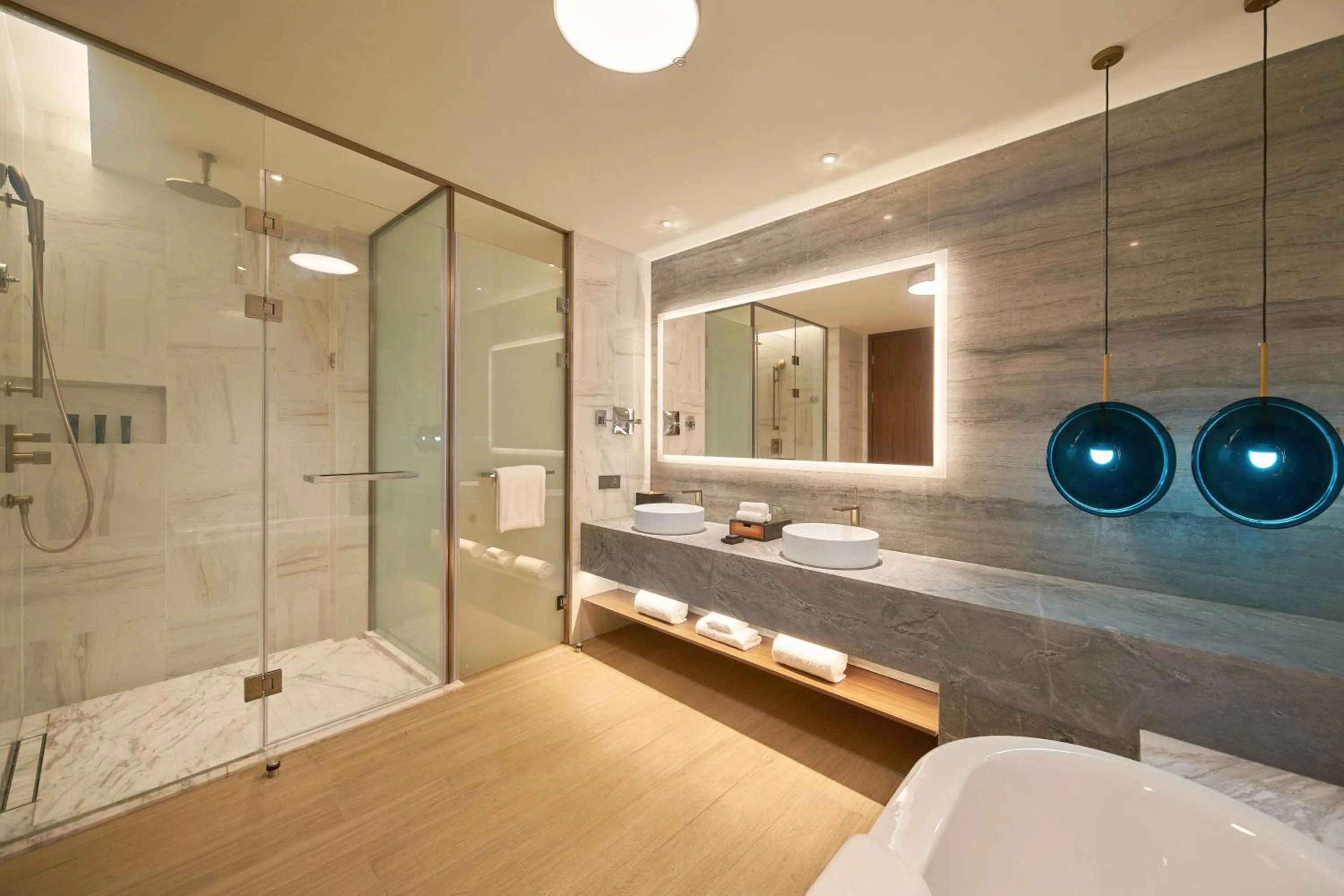 Bathroom in Hard Rock Hotel Dalian