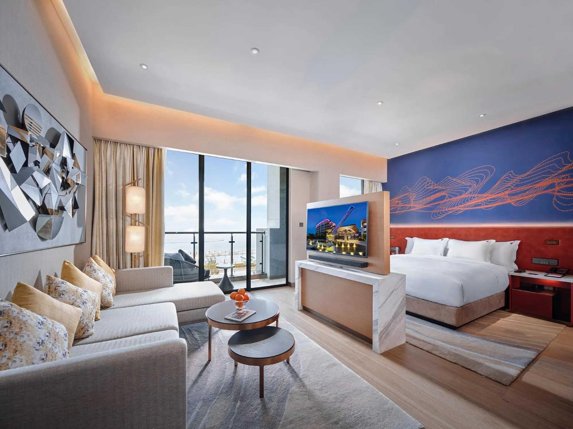 Photo of the whole room in Hard Rock Hotel Dalian