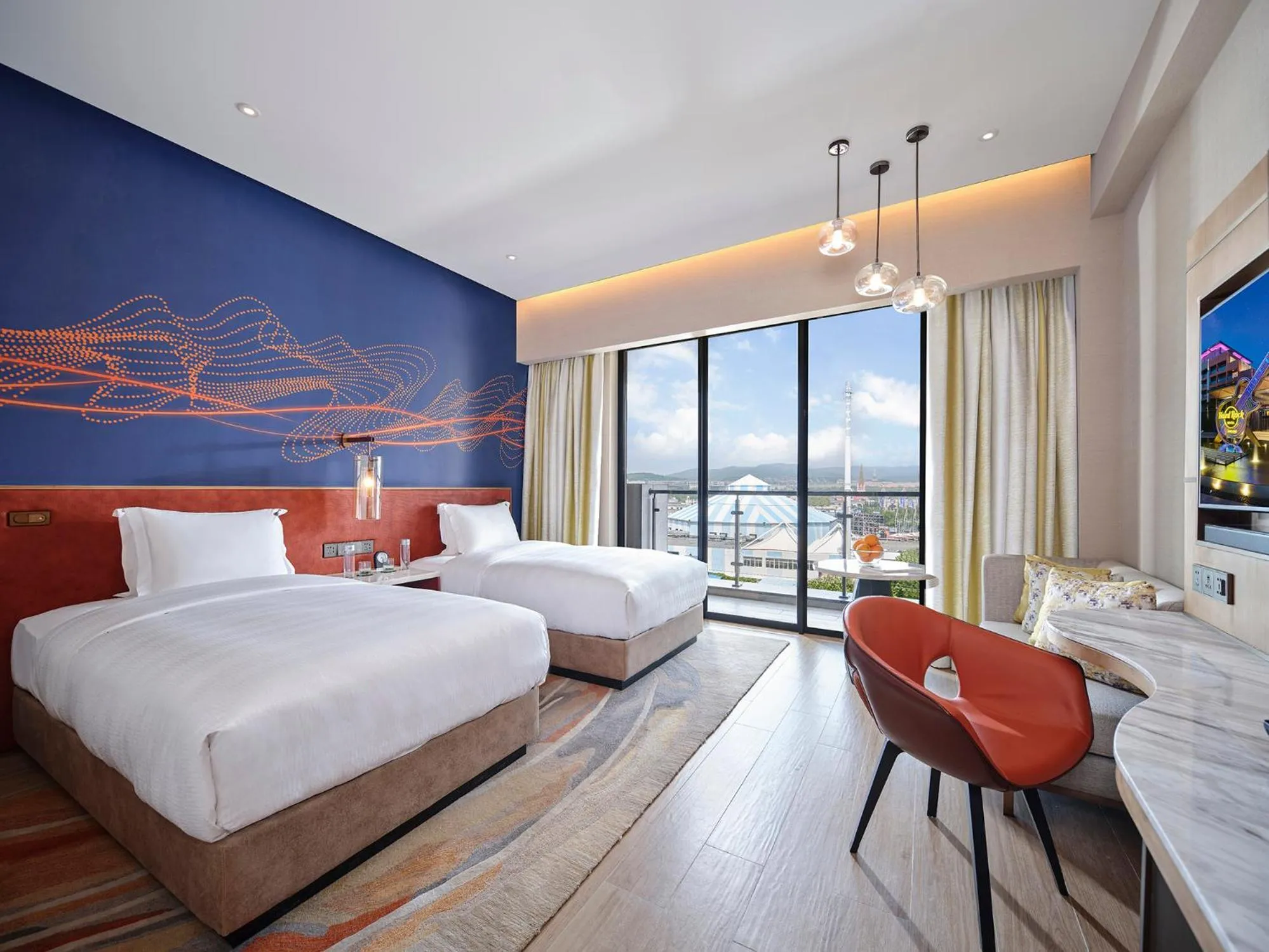 Photo of the whole room in Hard Rock Hotel Dalian