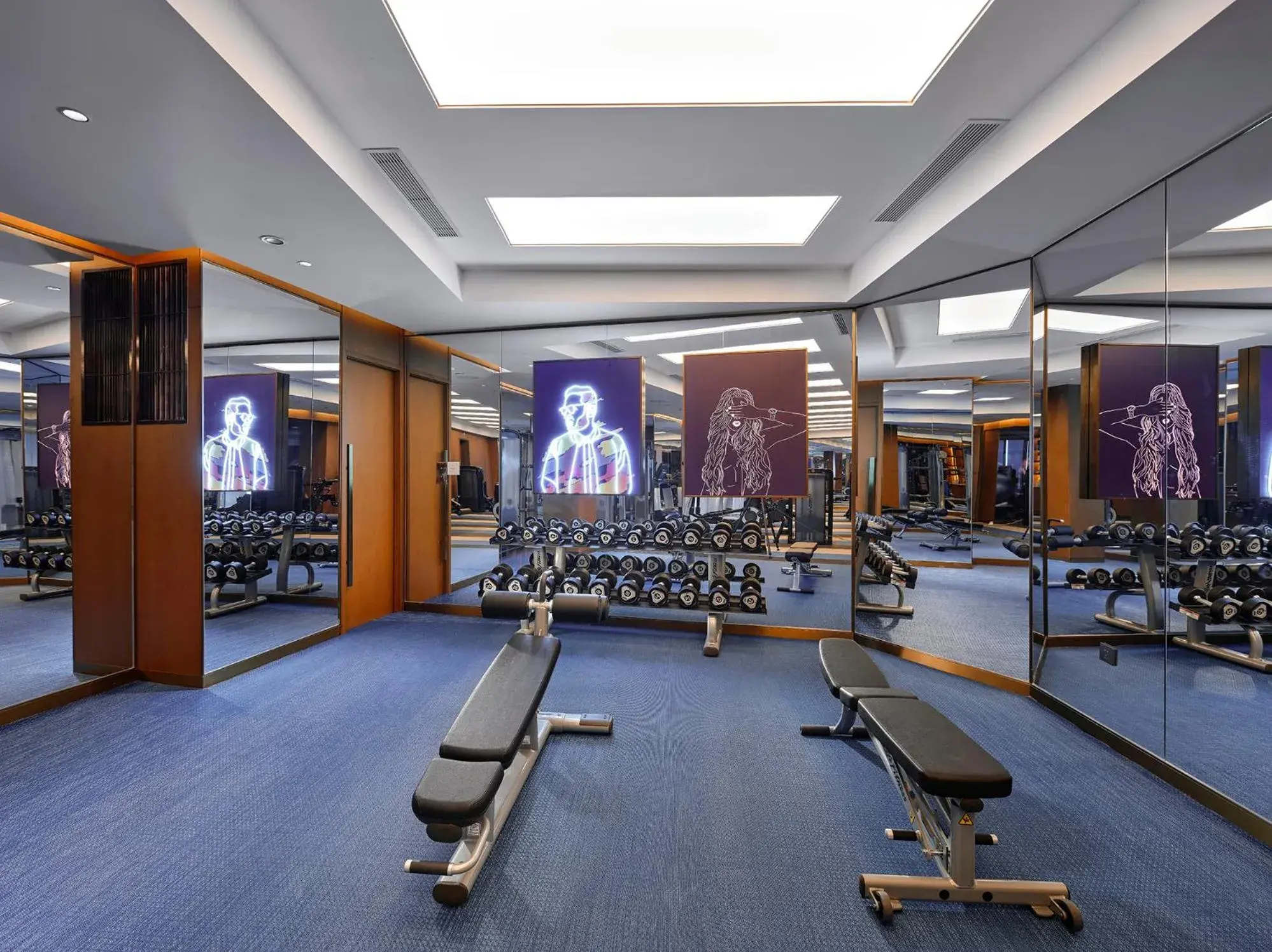 Fitness centre/facilities in Hard Rock Hotel Dalian Fitness centre/facilities in Hard Rock Hotel Dalian