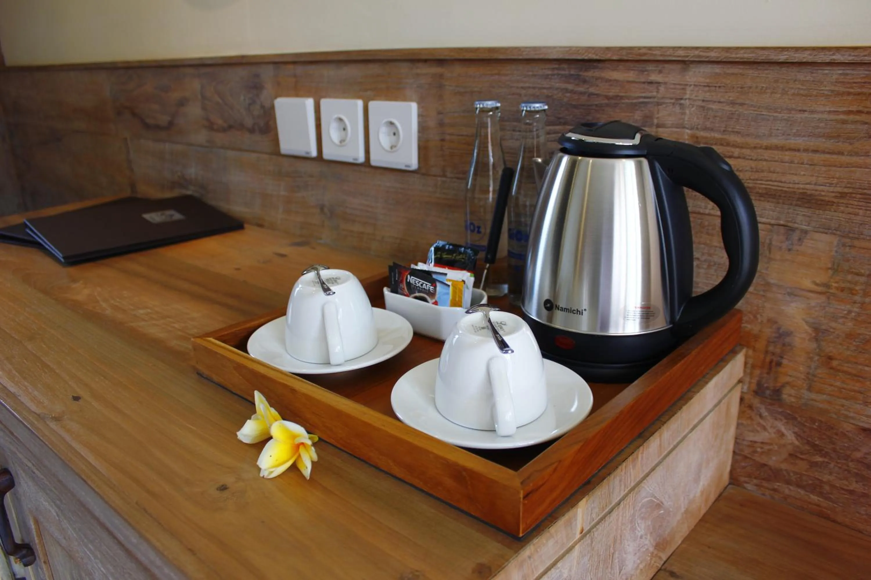 Coffee/tea facilities in Merak Village by Prasi