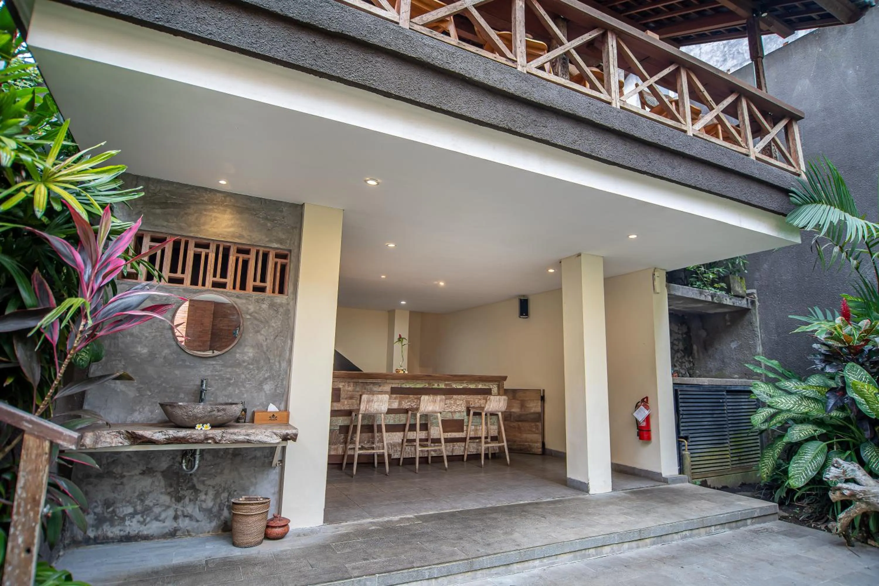 Lounge or bar in Merak Village by Prasi