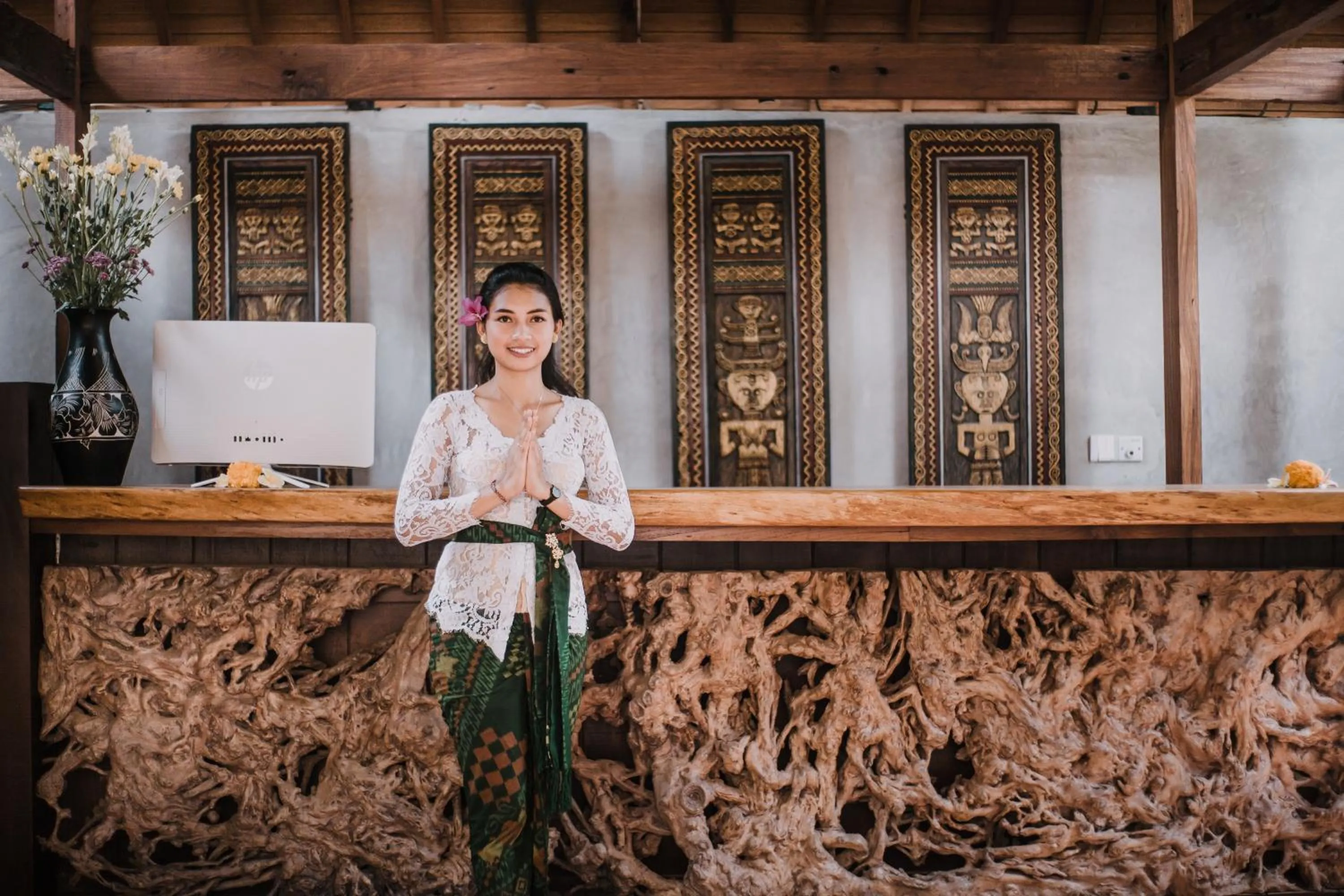 Lobby or reception in Merak Village by Prasi