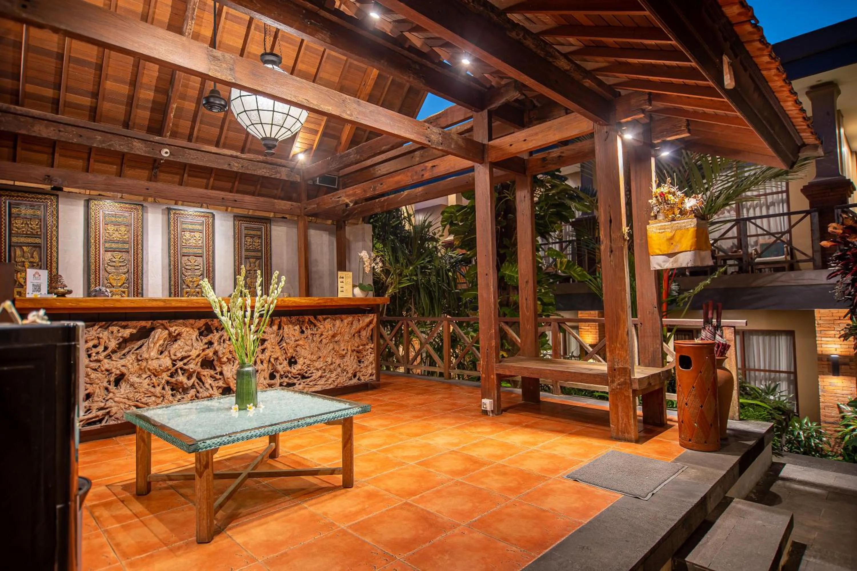 Lobby or reception in Merak Village by Prasi