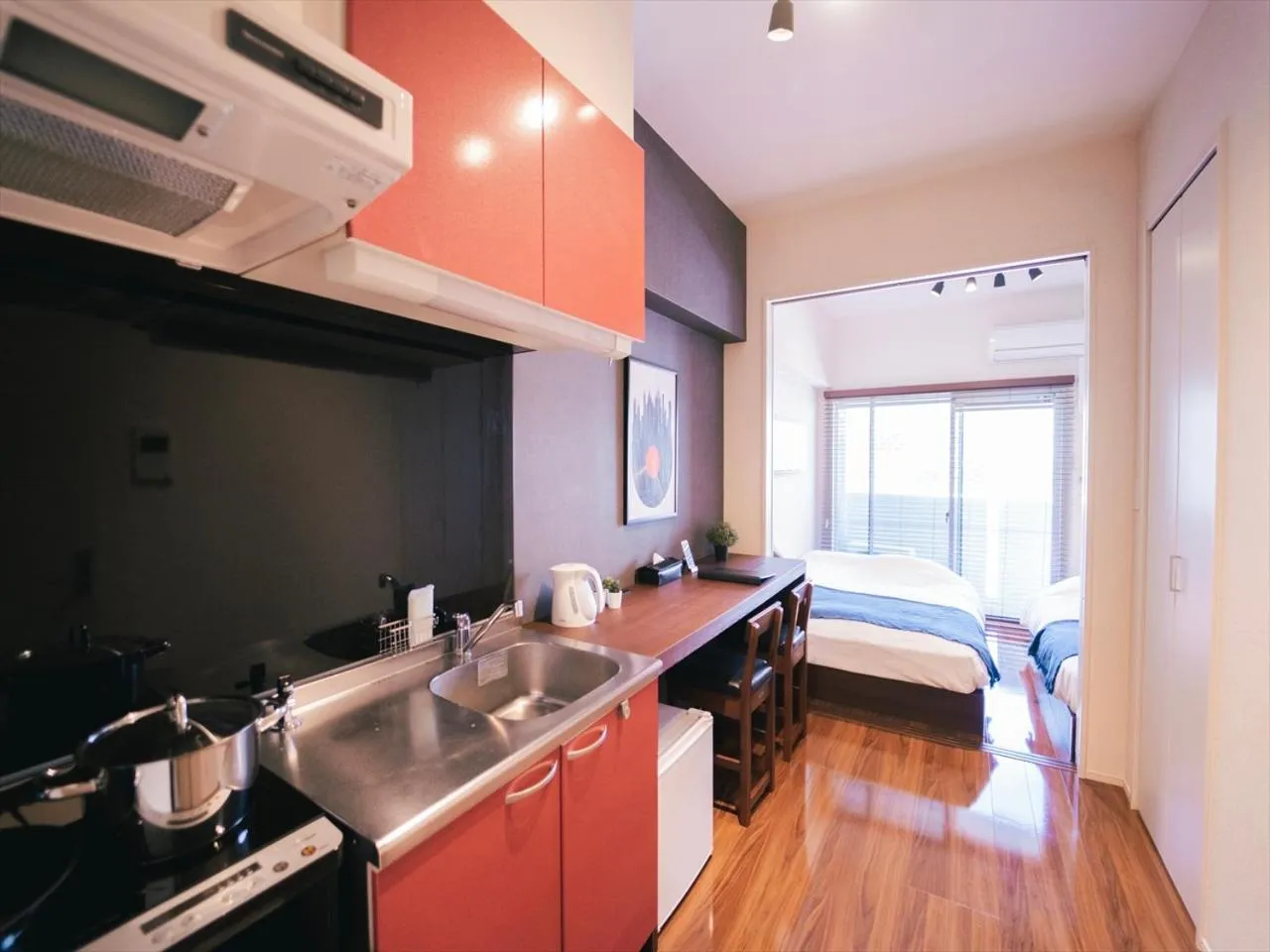 Kitchen or kitchenette in HIT Tenjin