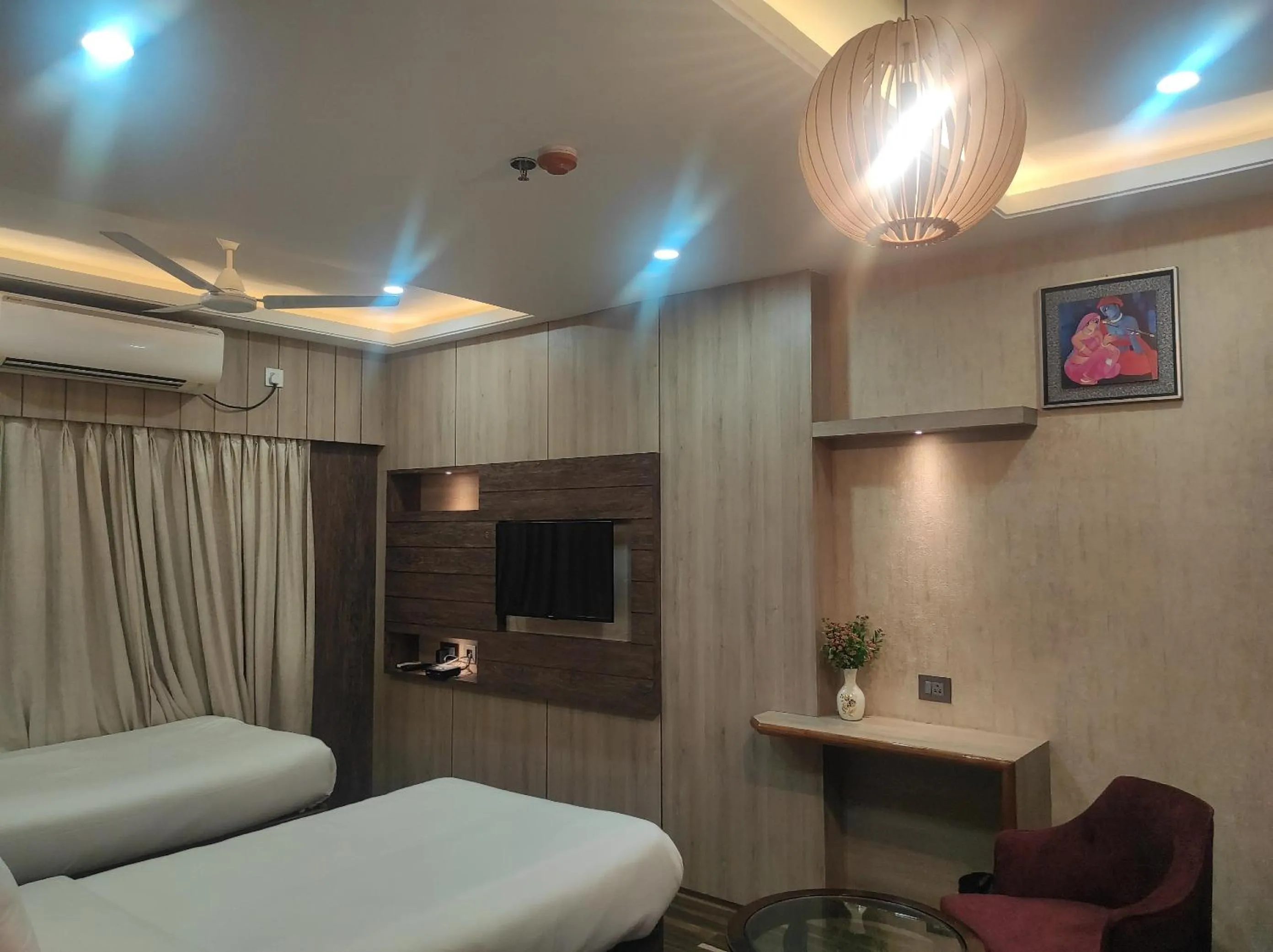 Bed in Hotel Aavas Inn