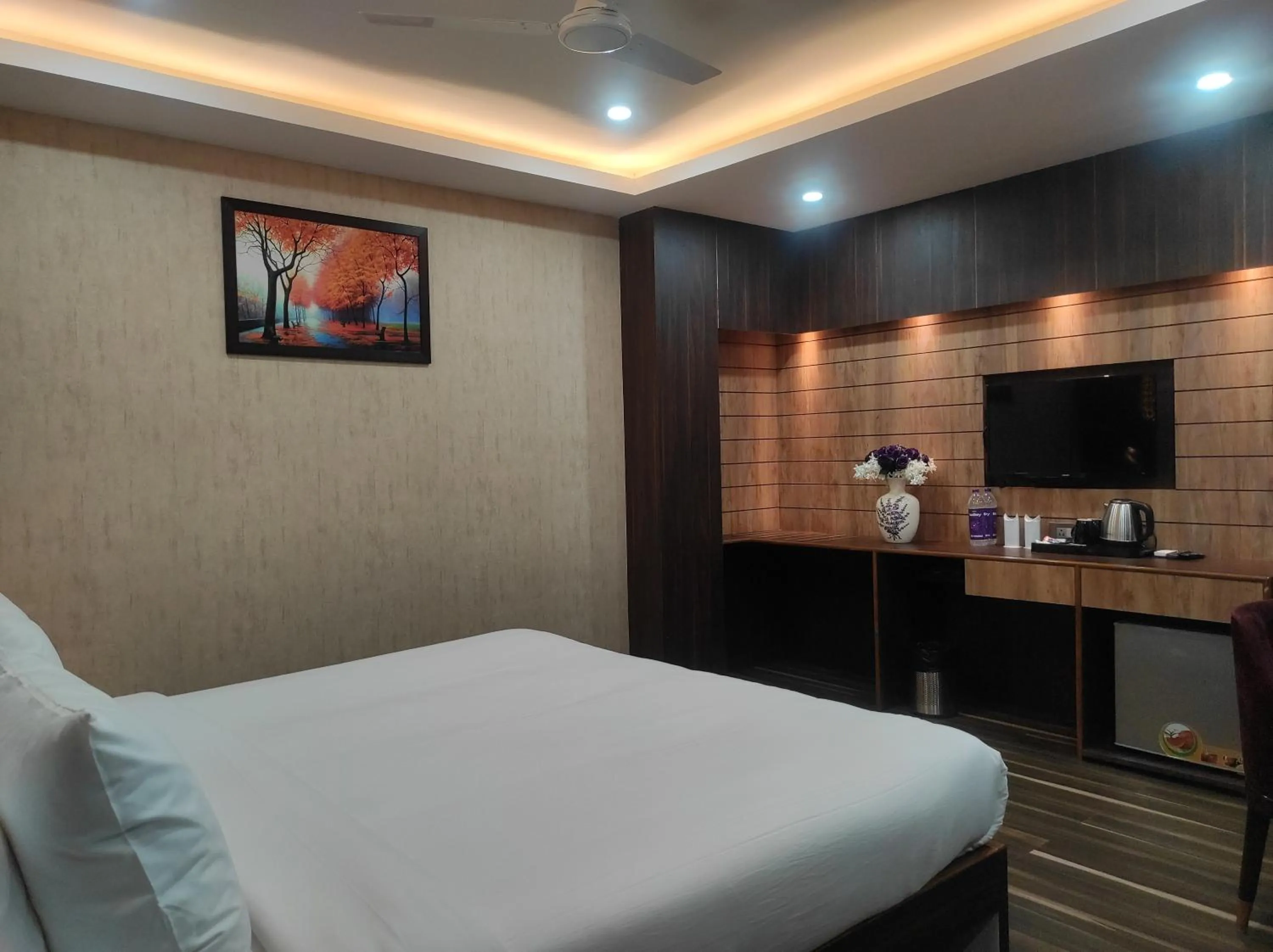 Bed in Hotel Aavas Inn