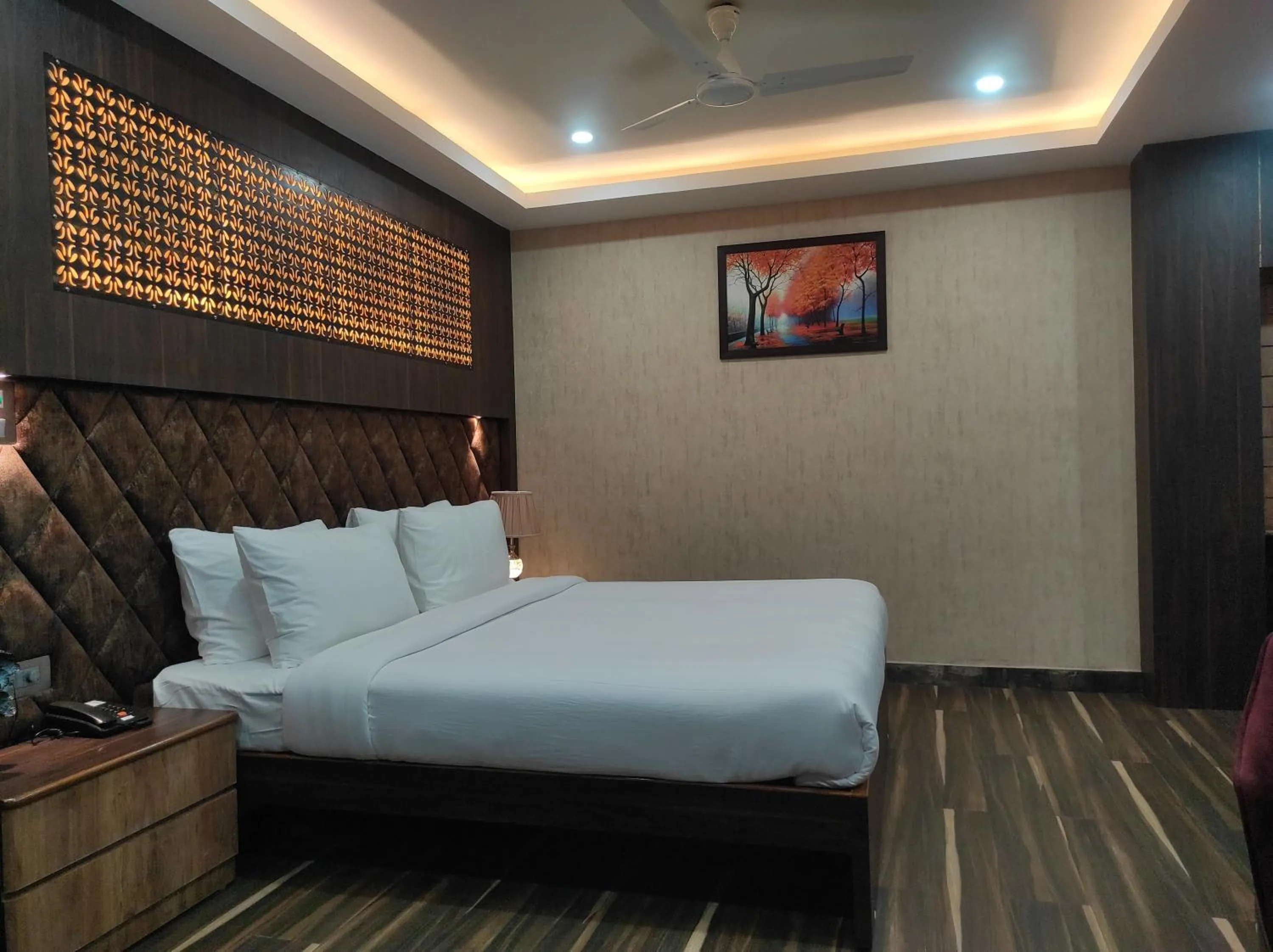 Bed in Hotel Aavas Inn