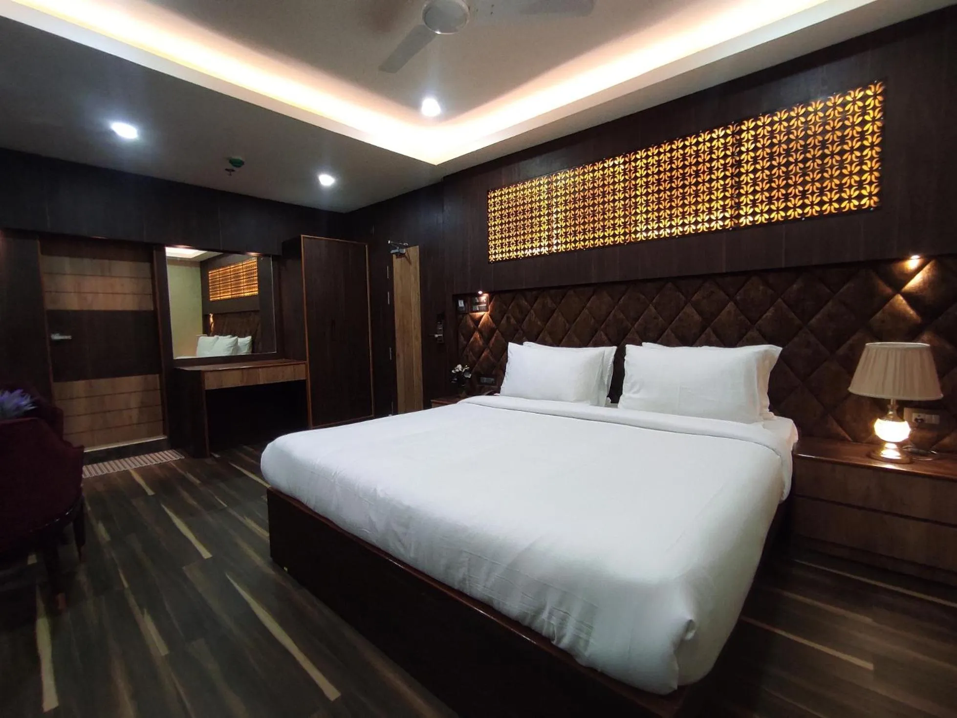 Bed in Hotel Aavas Inn